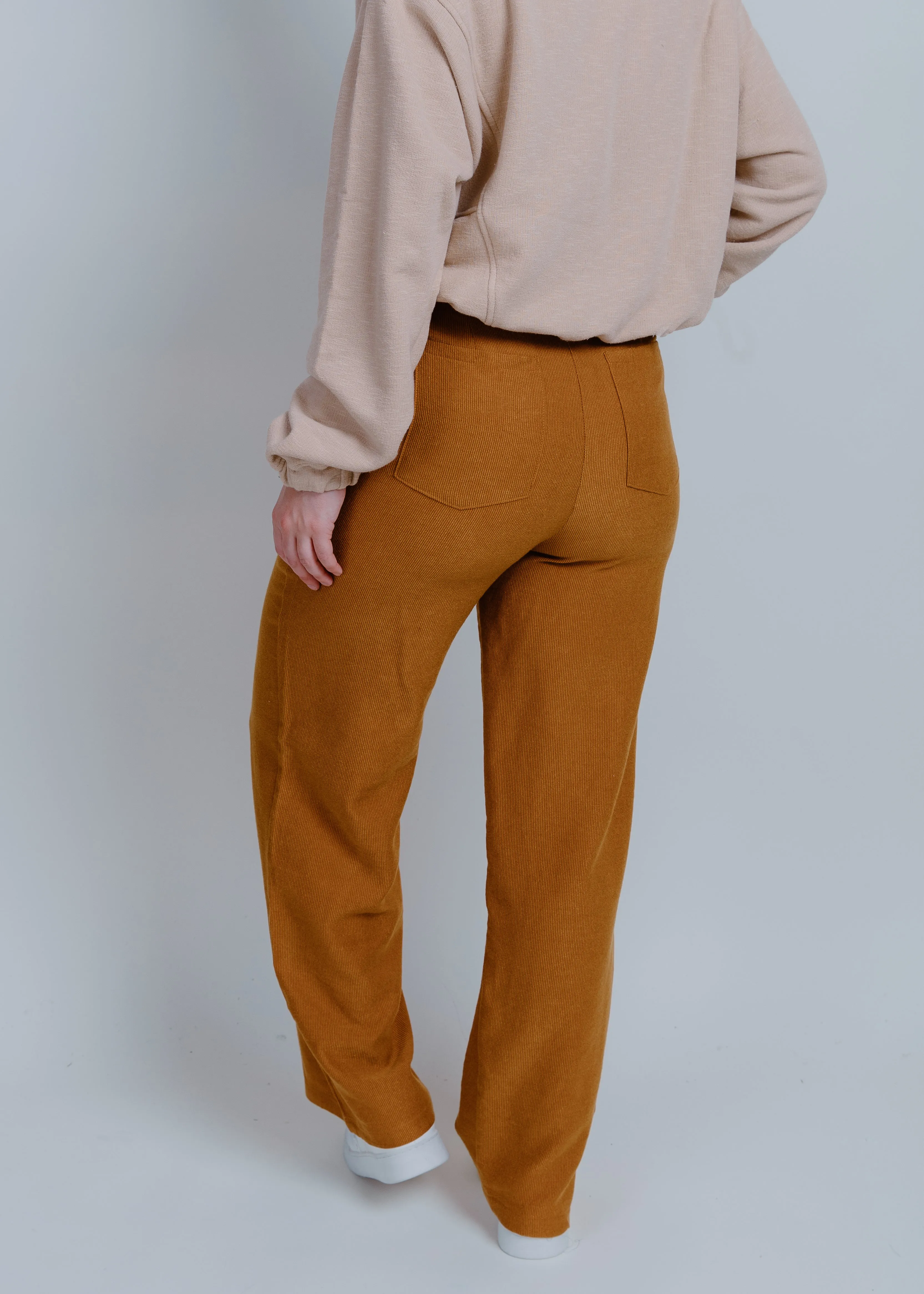 Evelyn Corduroy Pants - Camel sold by Vinnie Louise product image thumbnail 5