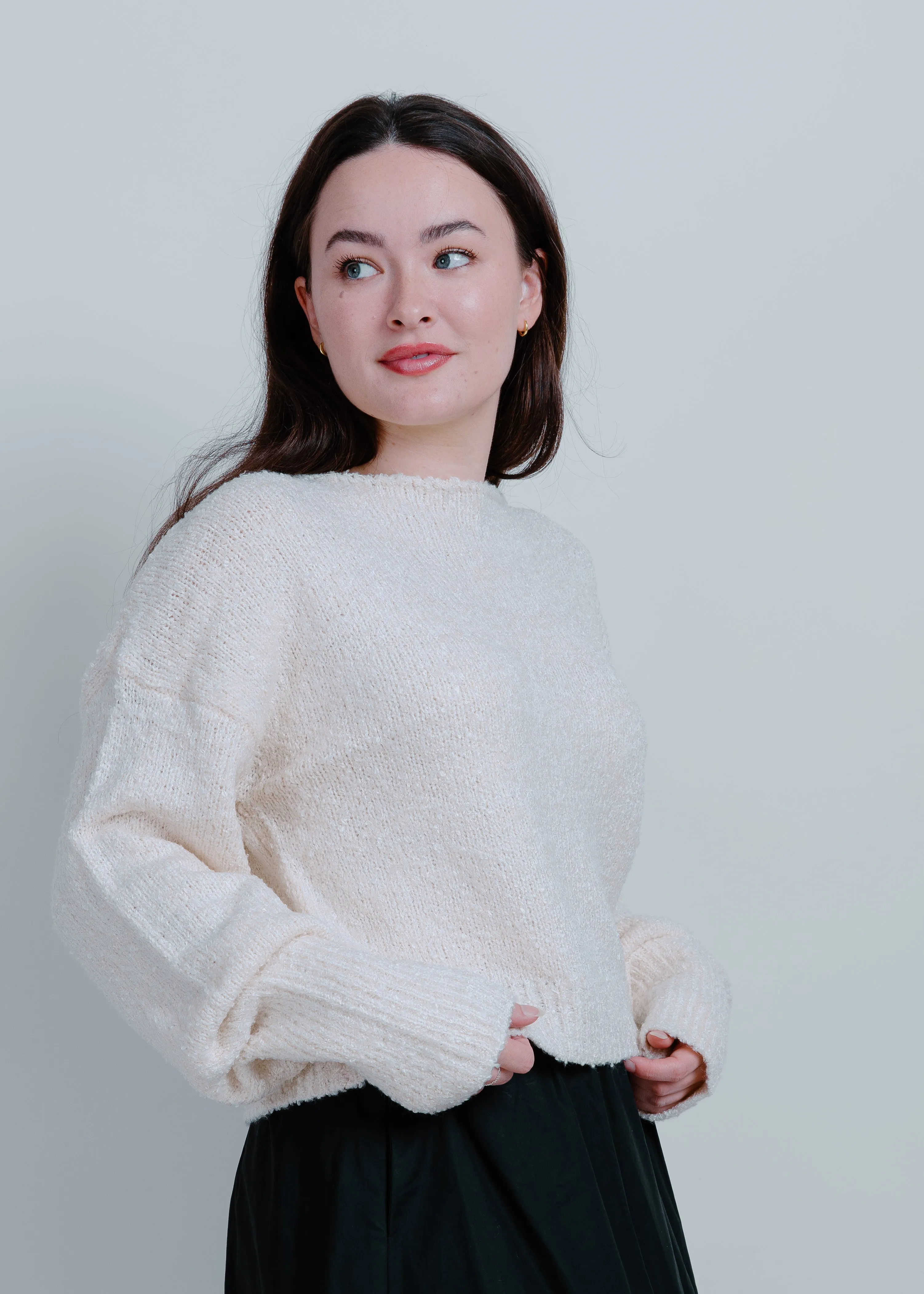 Aurelia Sweater - Cream sold by Vinnie Louise product image thumbnail 2