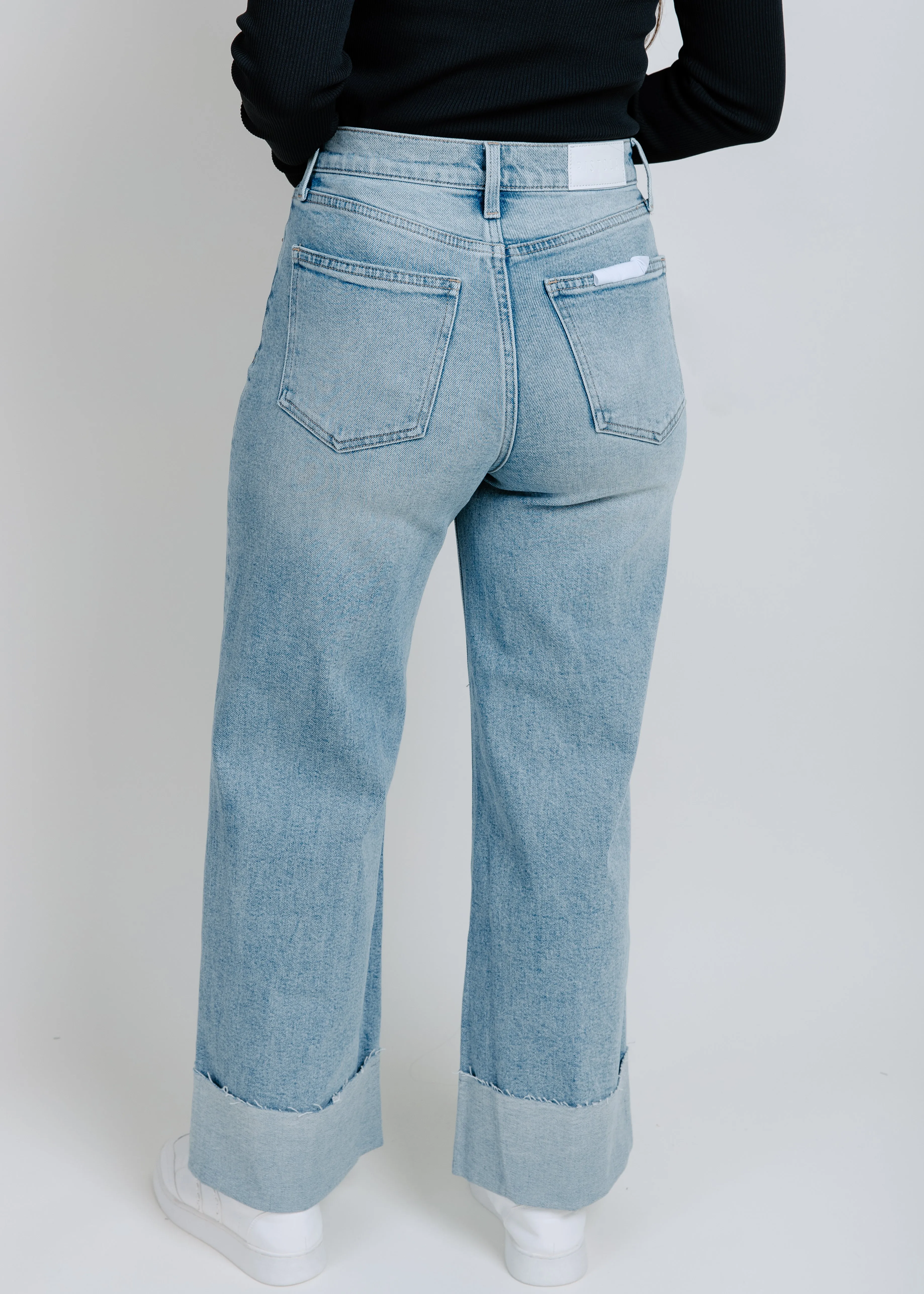 Lana Cuffed High Rise Ultra Wide - Snowcat sold by Vinnie Louise product image thumbnail 3