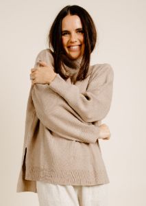Missie Sweater - Taupe sold by Vinnie Louise