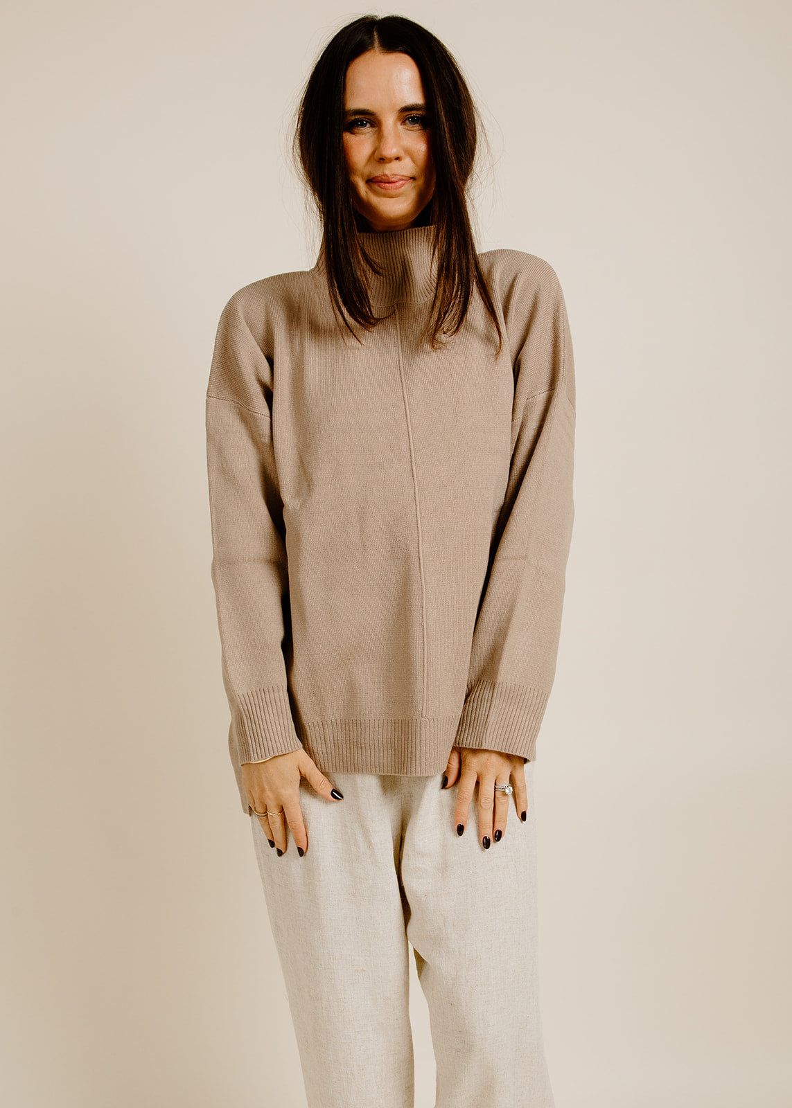 Missie Sweater - Taupe sold by Vinnie Louise product image thumbnail 2