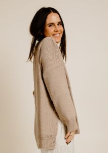 Missie Sweater - Taupe sold by Vinnie Louise