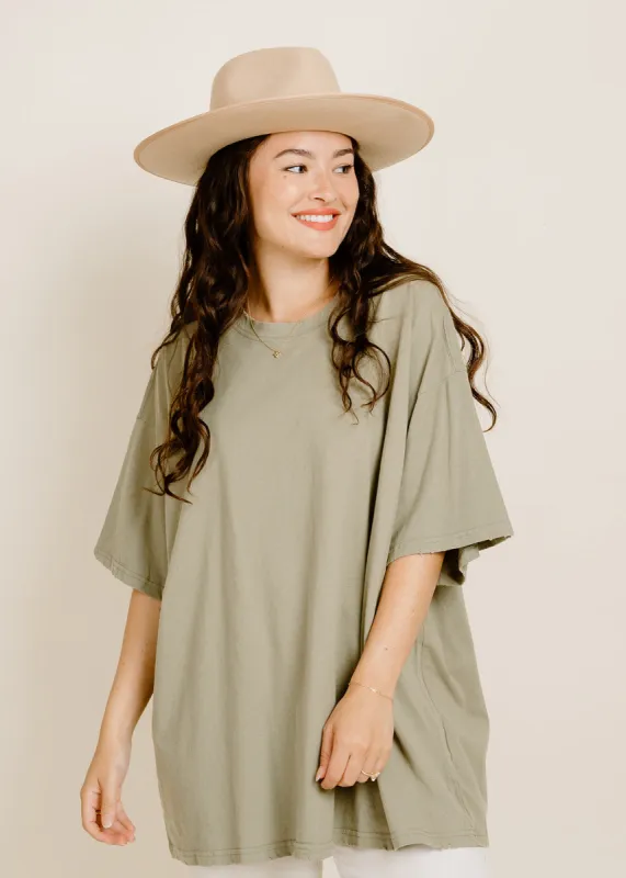 Paloma Tee - Olive sold by Vinnie Louise