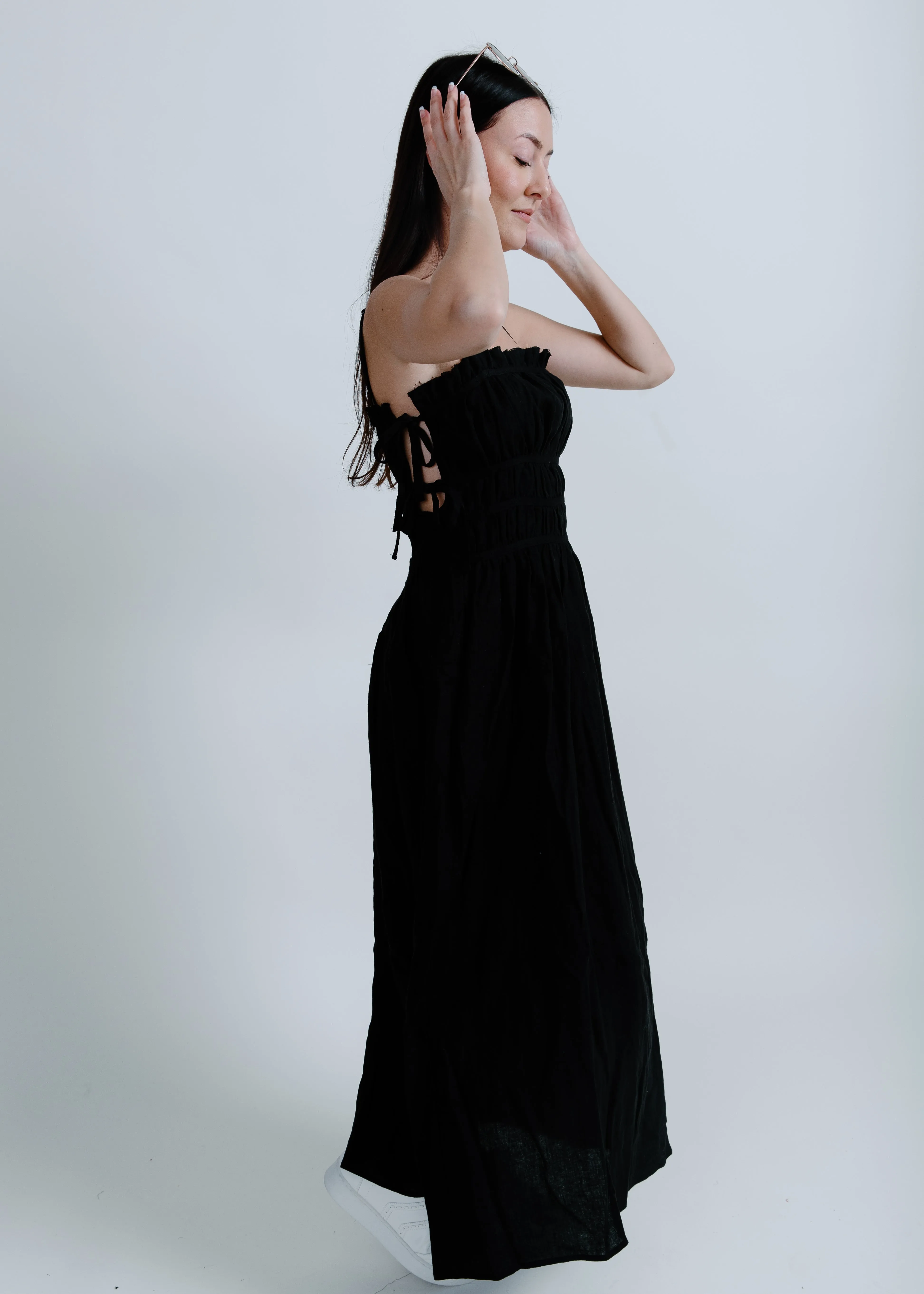 Gabrielle Midi Dress - Black sold by Vinnie Louise product image thumbnail 2