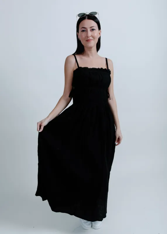 Gabrielle Midi Dress - Black sold by Vinnie Louise