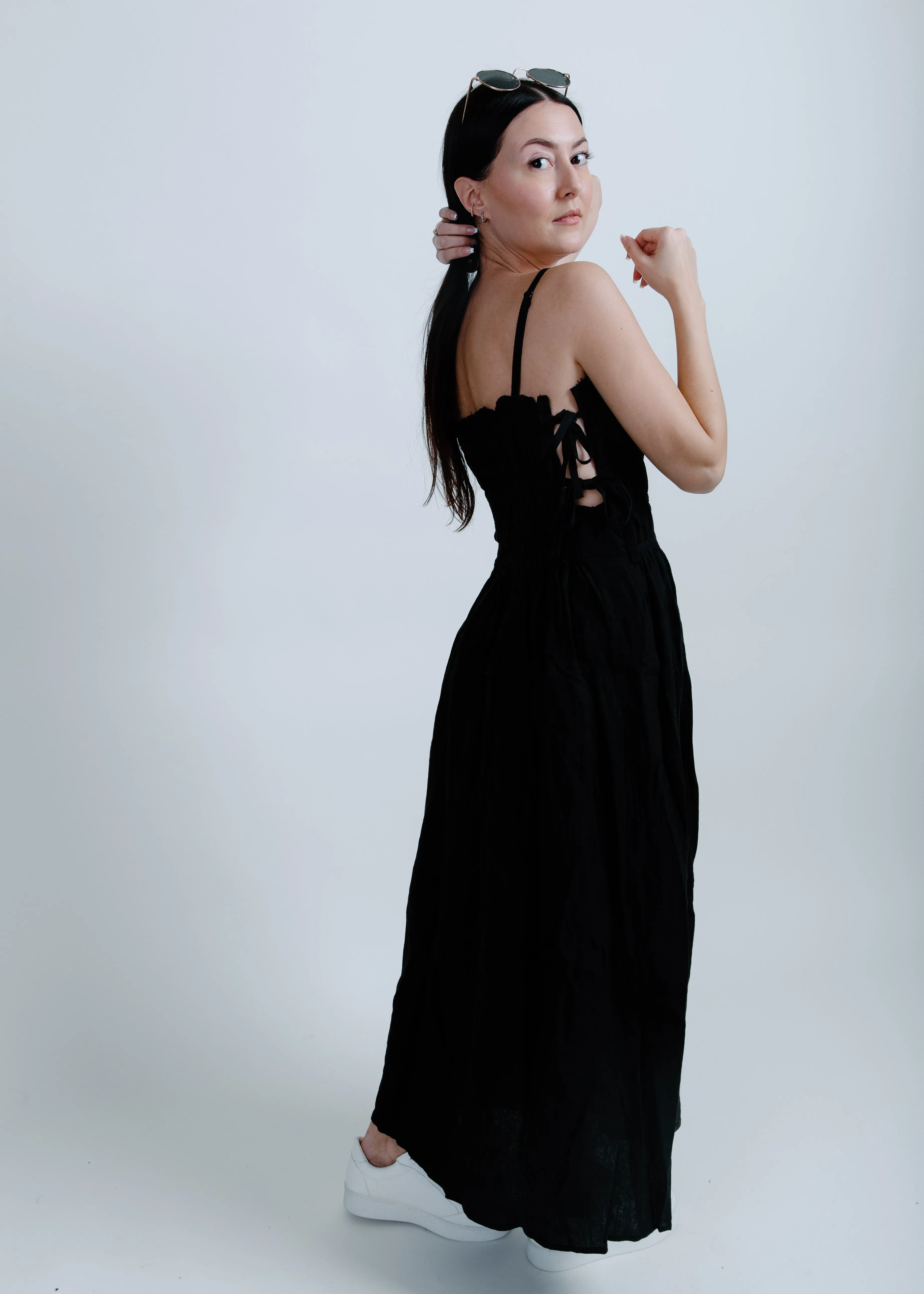 Gabrielle Midi Dress - Black sold by Vinnie Louise product image thumbnail 4