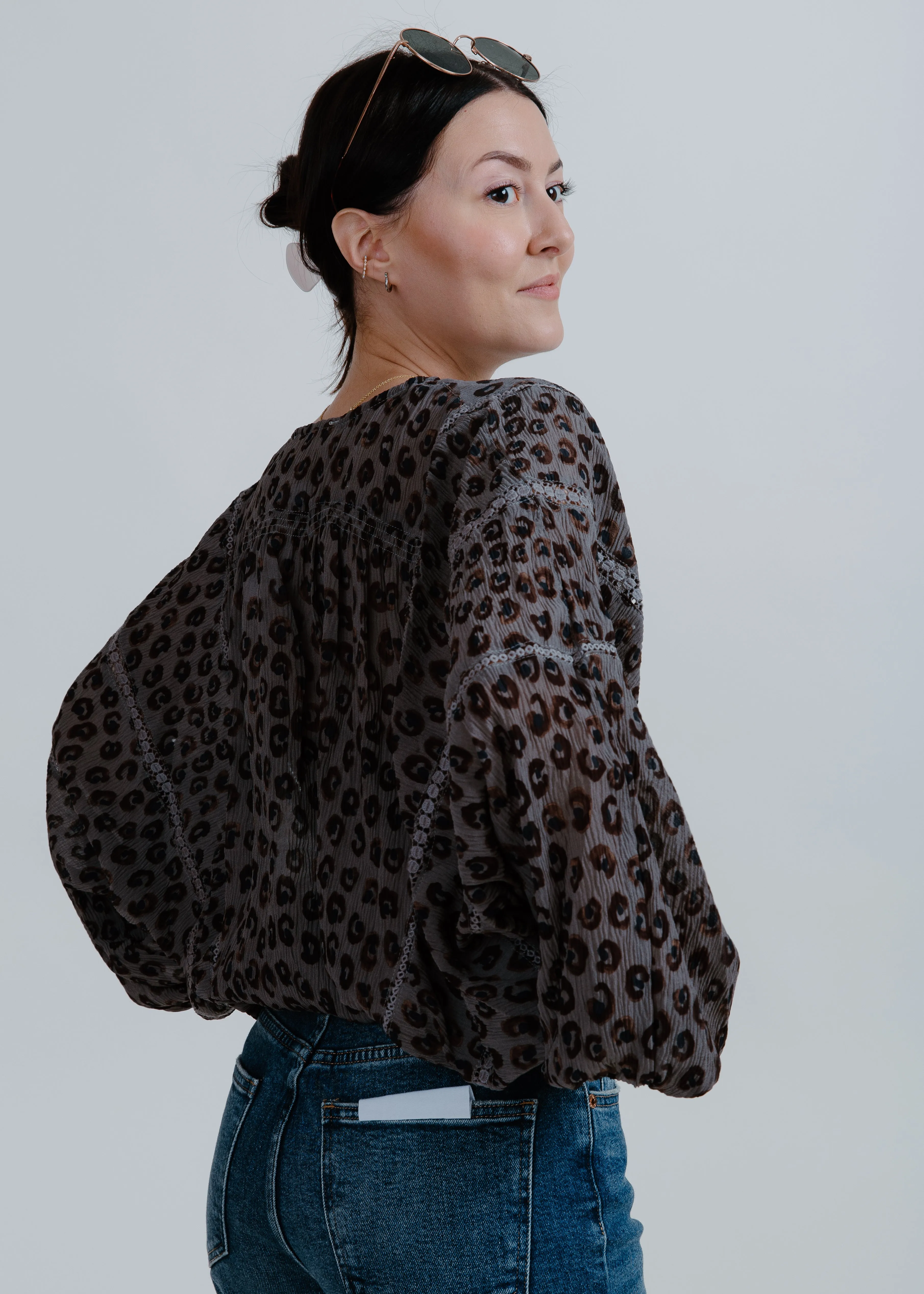 Jessie Leopard Top sold by Vinnie Louise product image thumbnail 5