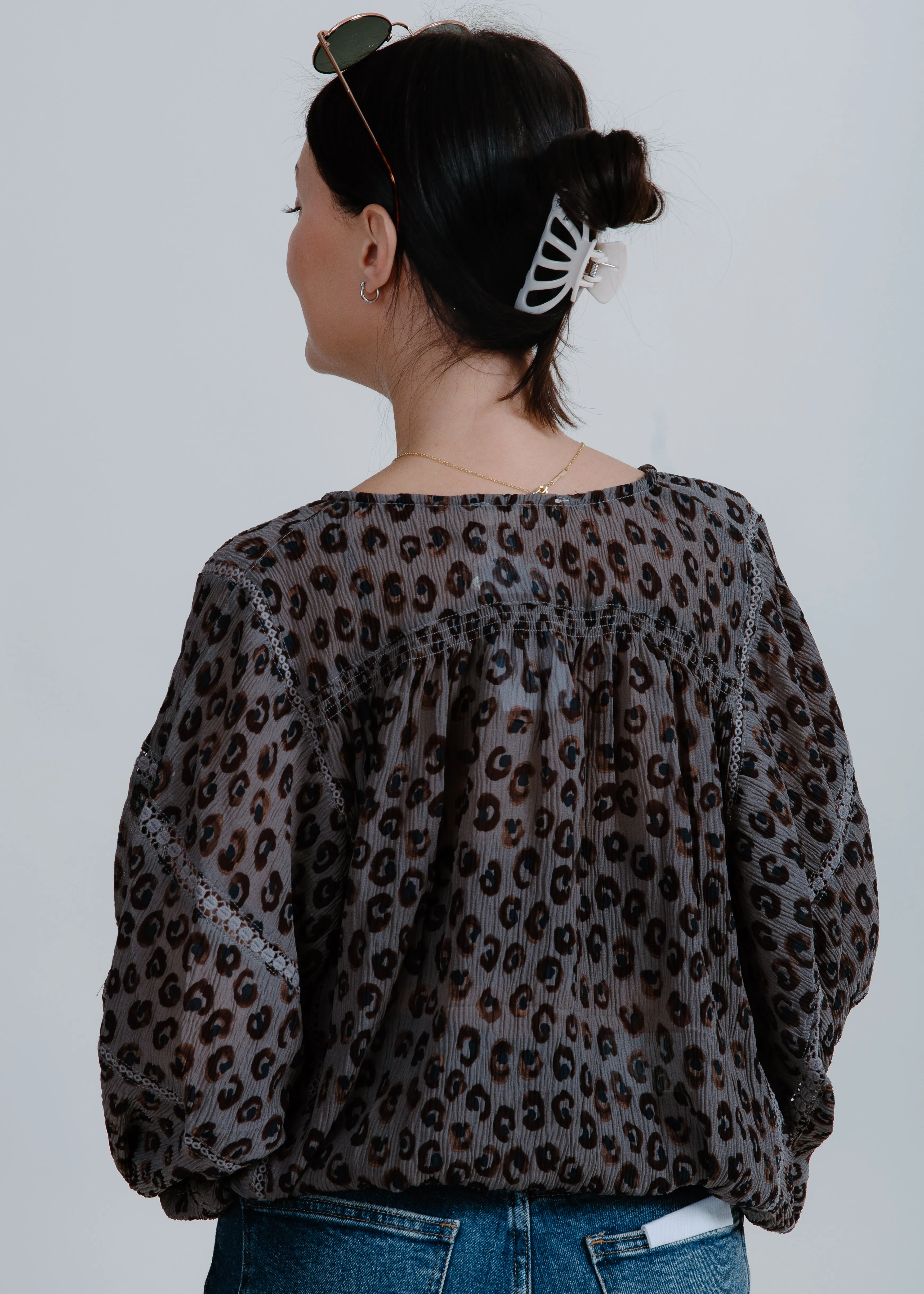 Jessie Leopard Top sold by Vinnie Louise product image thumbnail 3