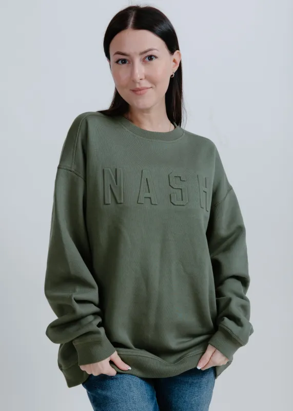 NASH Iconic Crewneck - Deep Green sold by Vinnie Louise