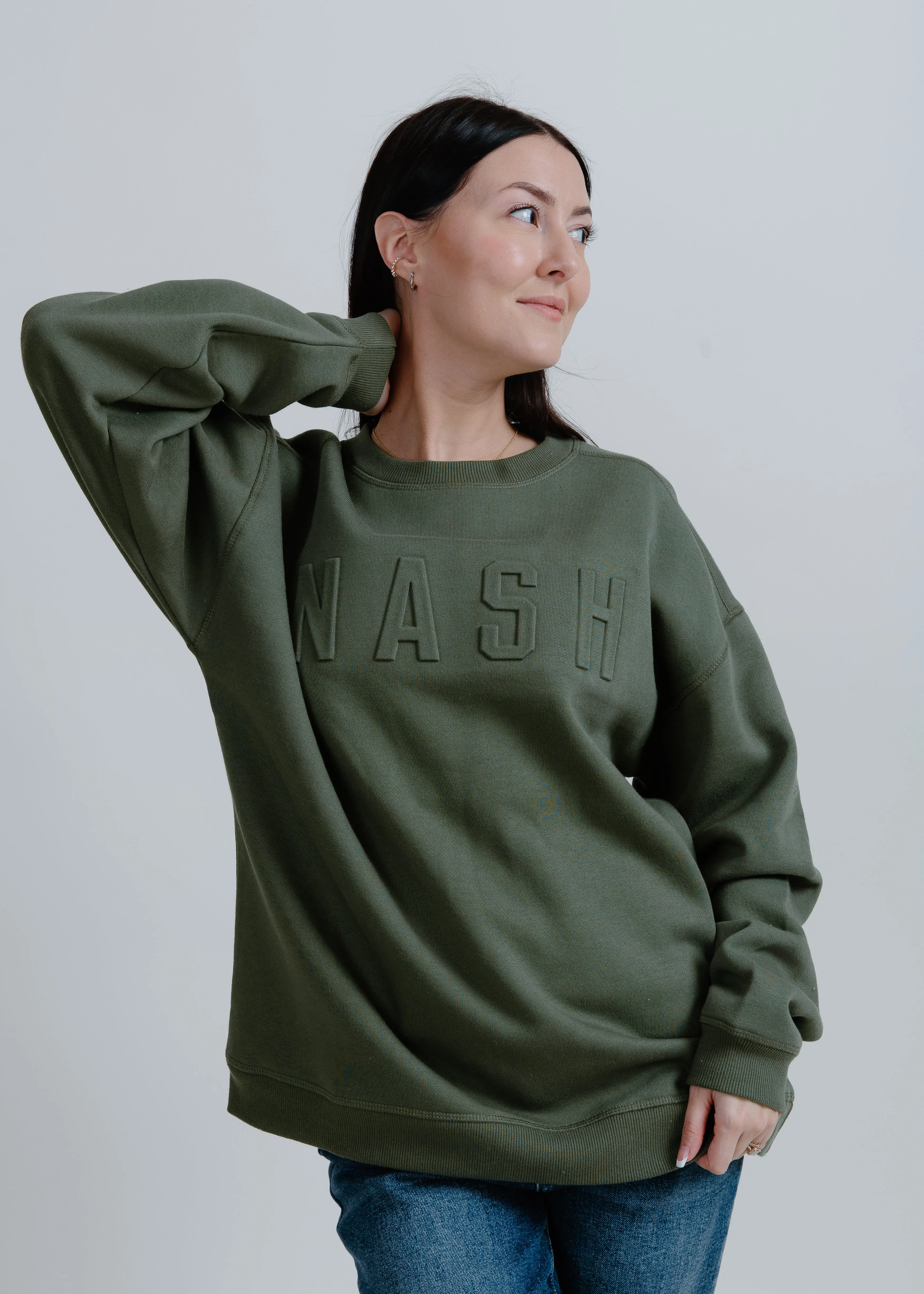 NASH Iconic Crewneck - Deep Green sold by Vinnie Louise product image thumbnail 5