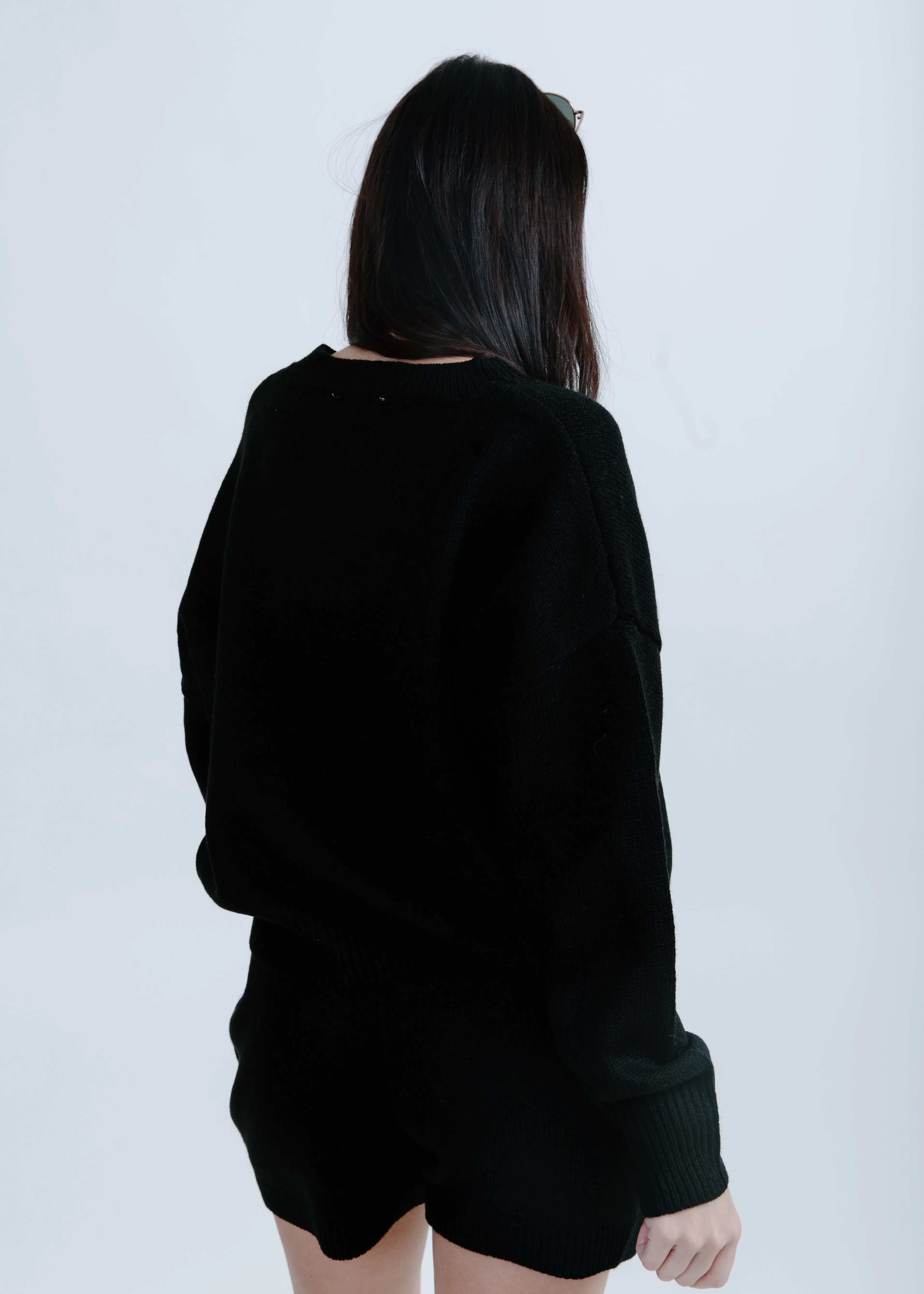 Iris Sweater and Shorts Set - Black sold by Vinnie Louise product image thumbnail 3