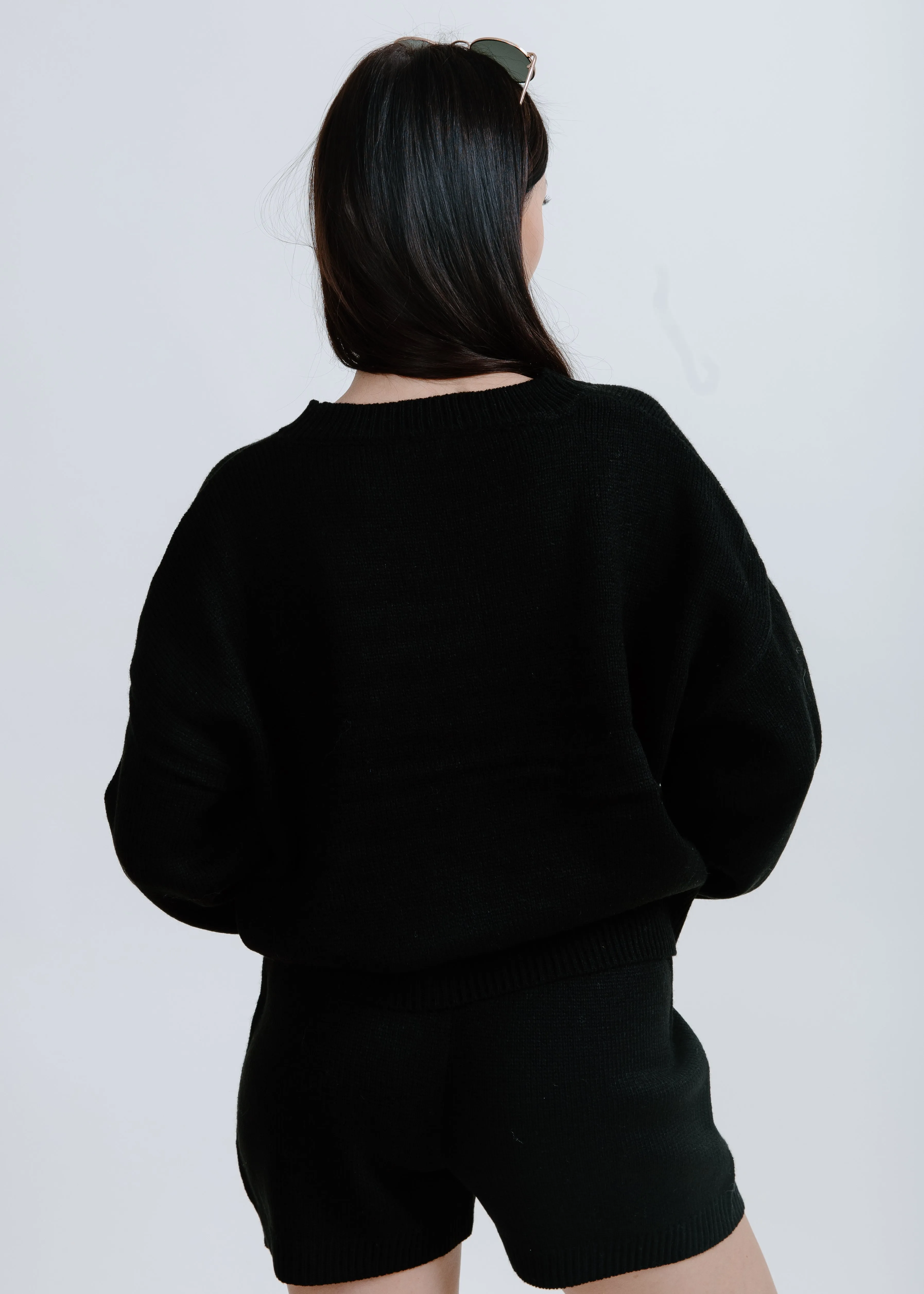 Iris Sweater and Shorts Set - Black sold by Vinnie Louise product image thumbnail 5