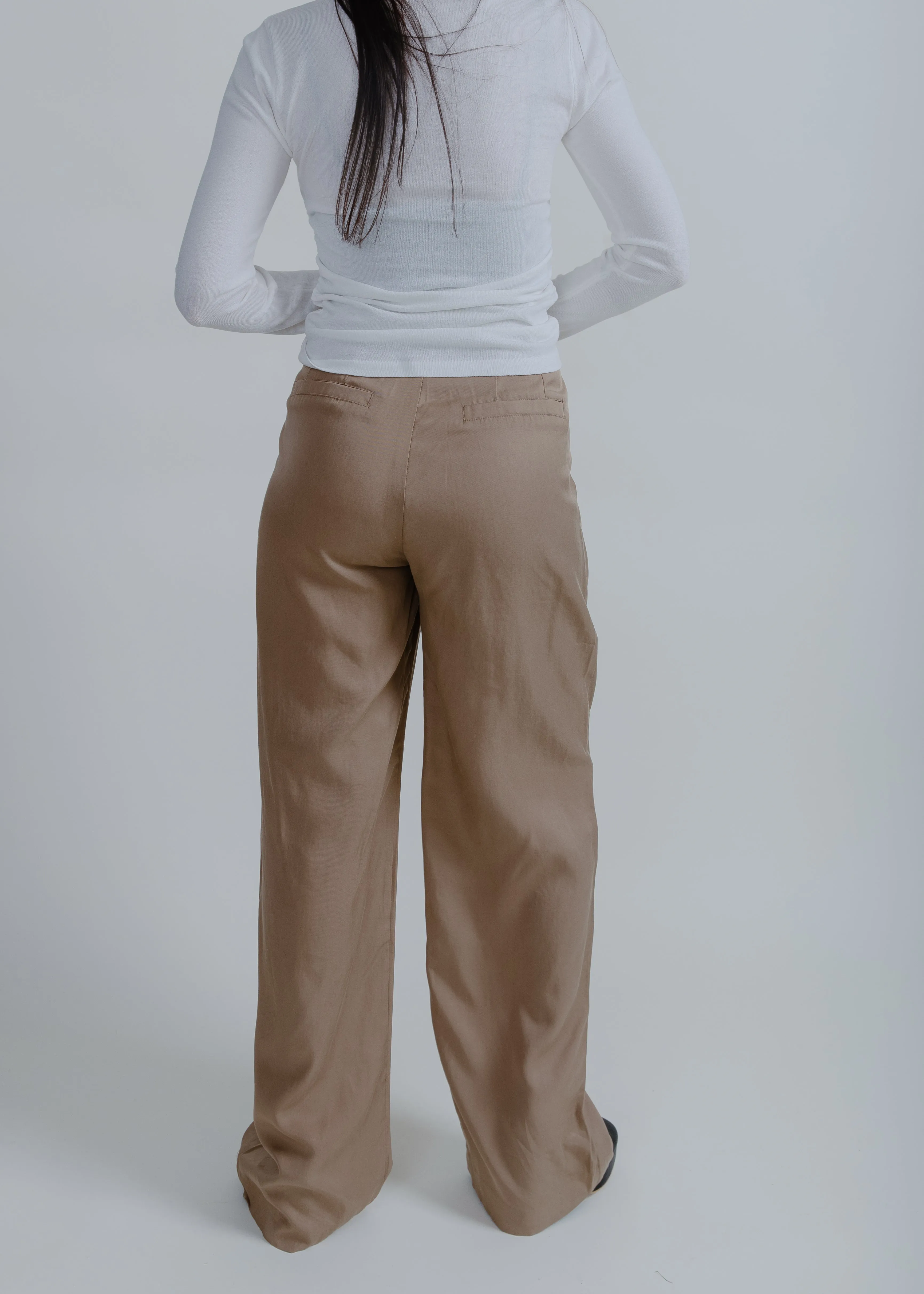 She Means Business Trousers - Khaki sold by Vinnie Louise product image thumbnail 3