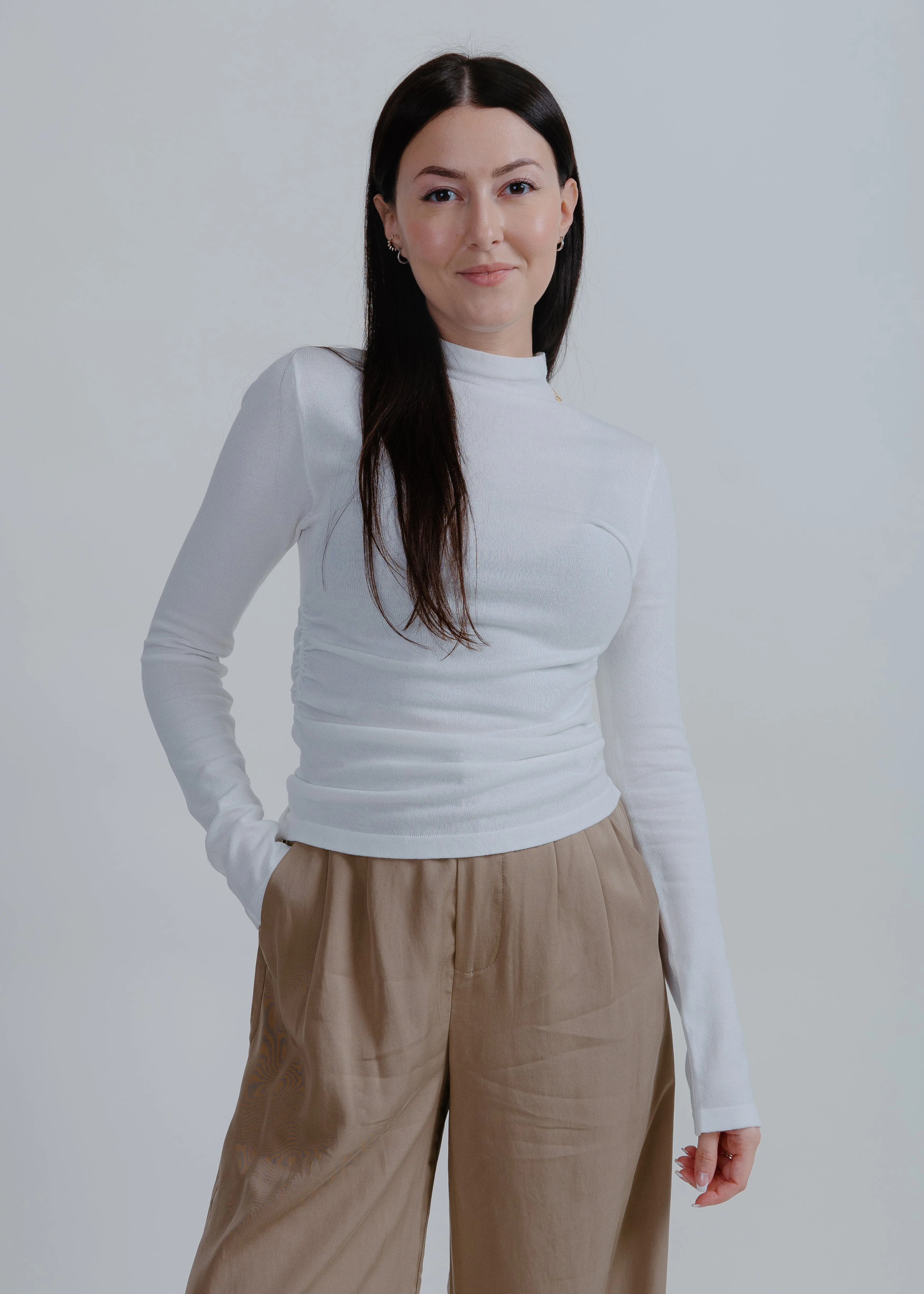 She Means Business Trousers - Khaki sold by Vinnie Louise product image thumbnail 5