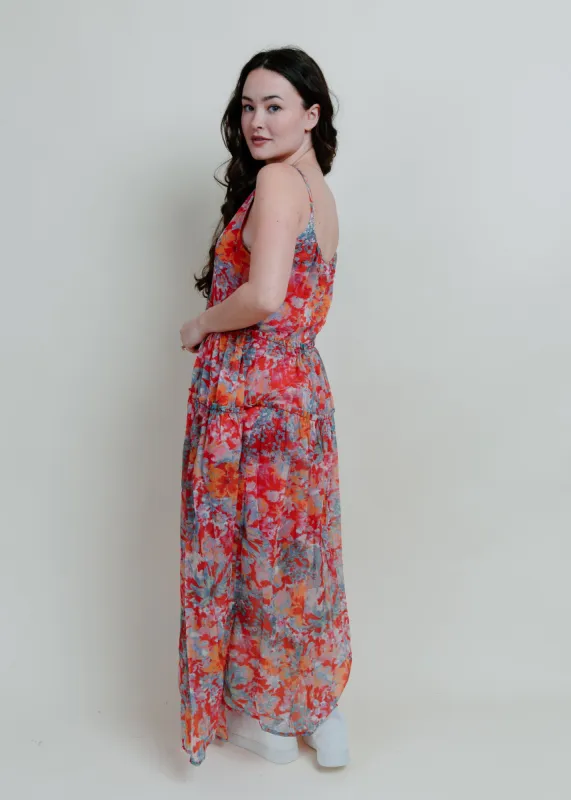 Violet Floral Maxi Dress sold by Vinnie Louise