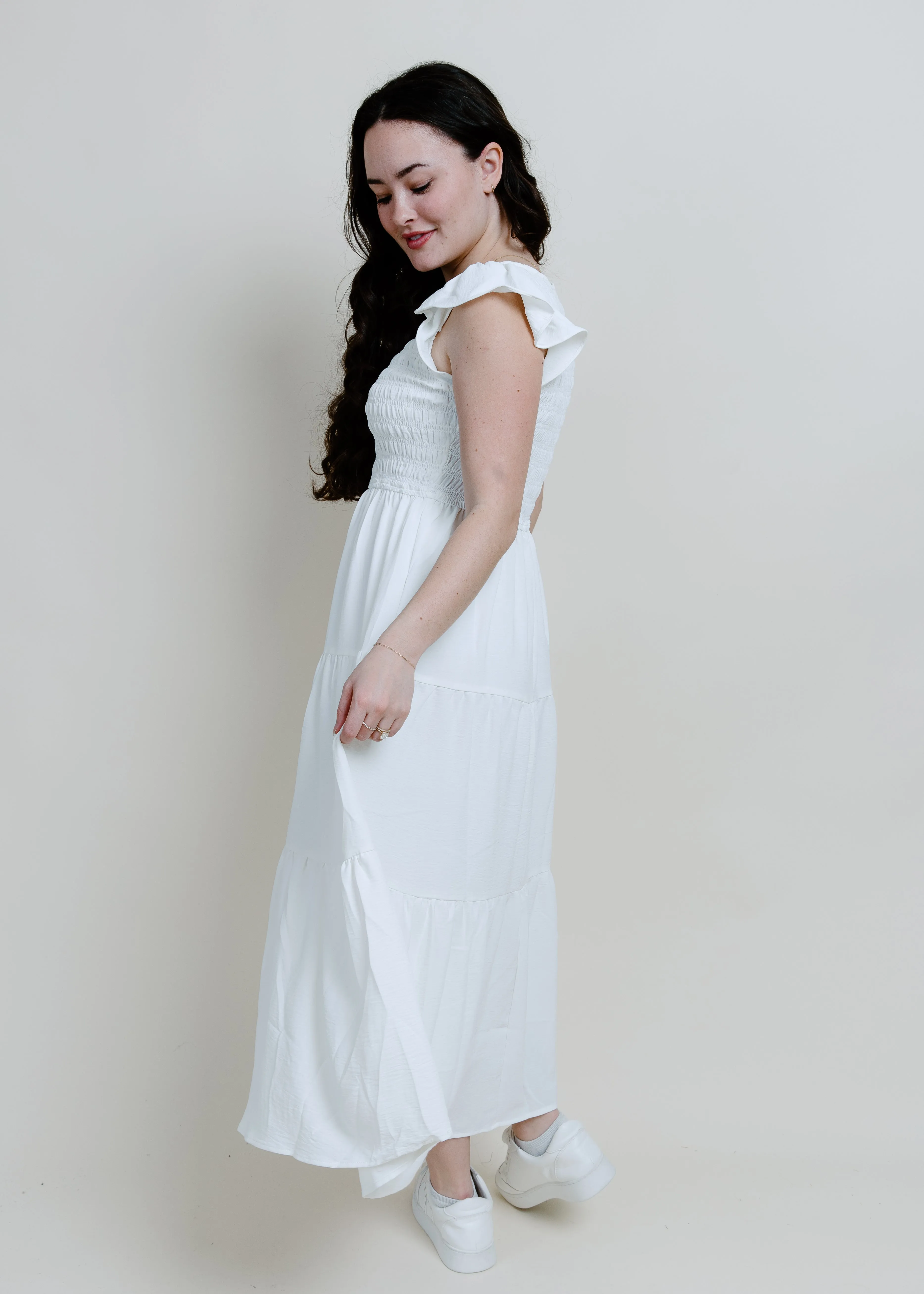 Easy Goes It Maxi Dress - Ivory sold by Vinnie Louise product image thumbnail 2