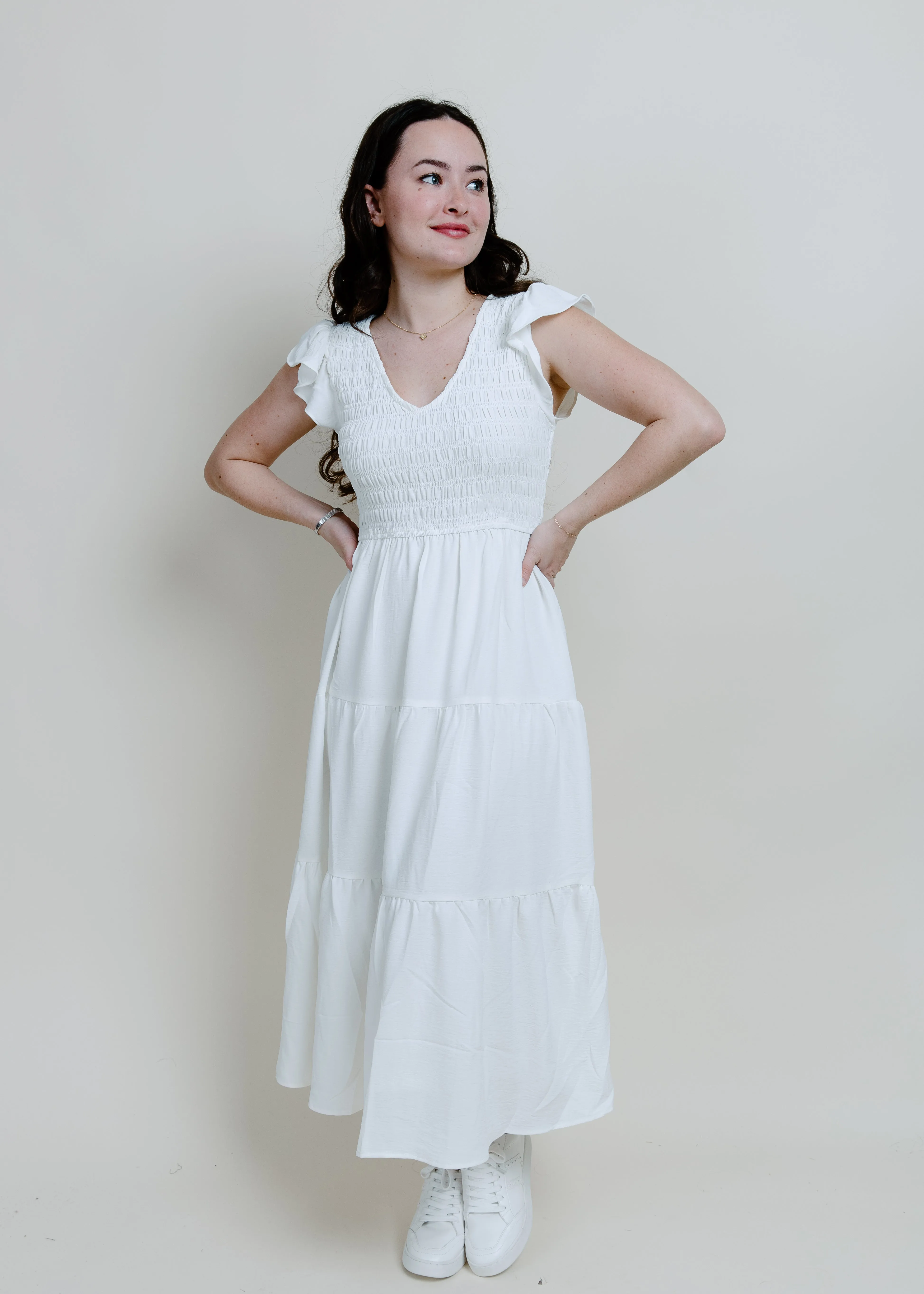 Easy Goes It Maxi Dress - Ivory sold by Vinnie Louise