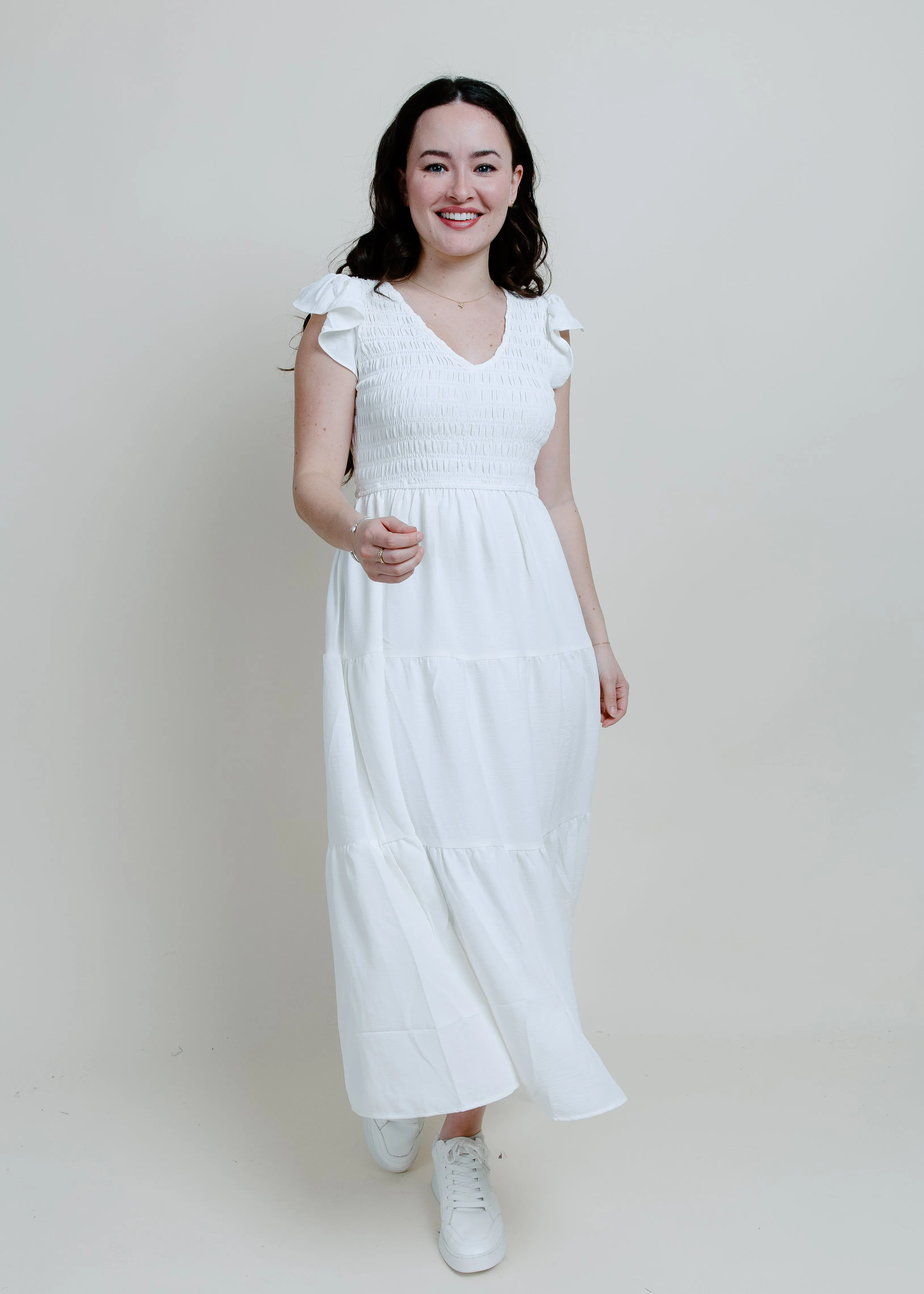 Easy Goes It Maxi Dress - Ivory sold by Vinnie Louise product image thumbnail 4