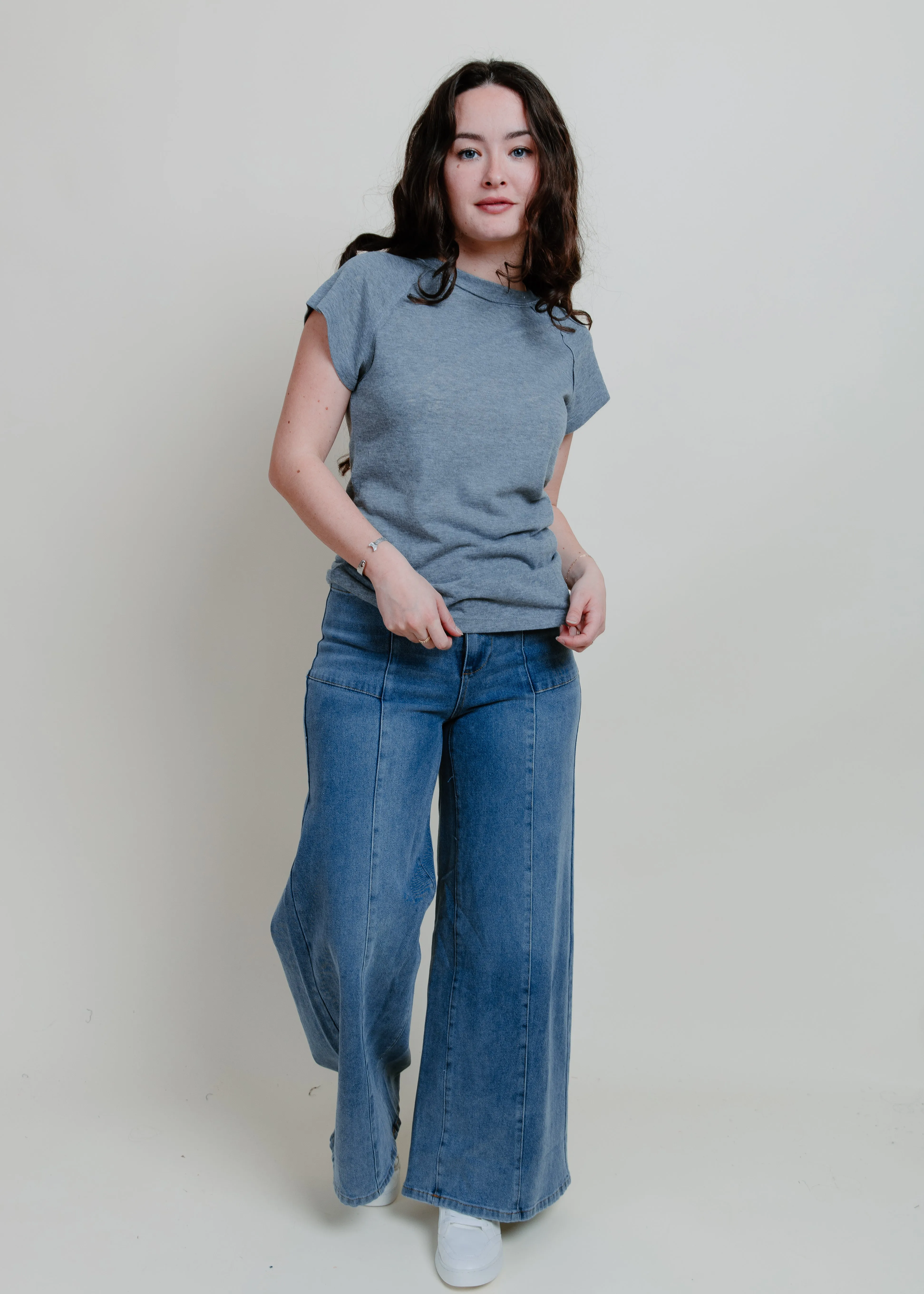 Ivy Tee - Heather Grey sold by Vinnie Louise product image thumbnail 4