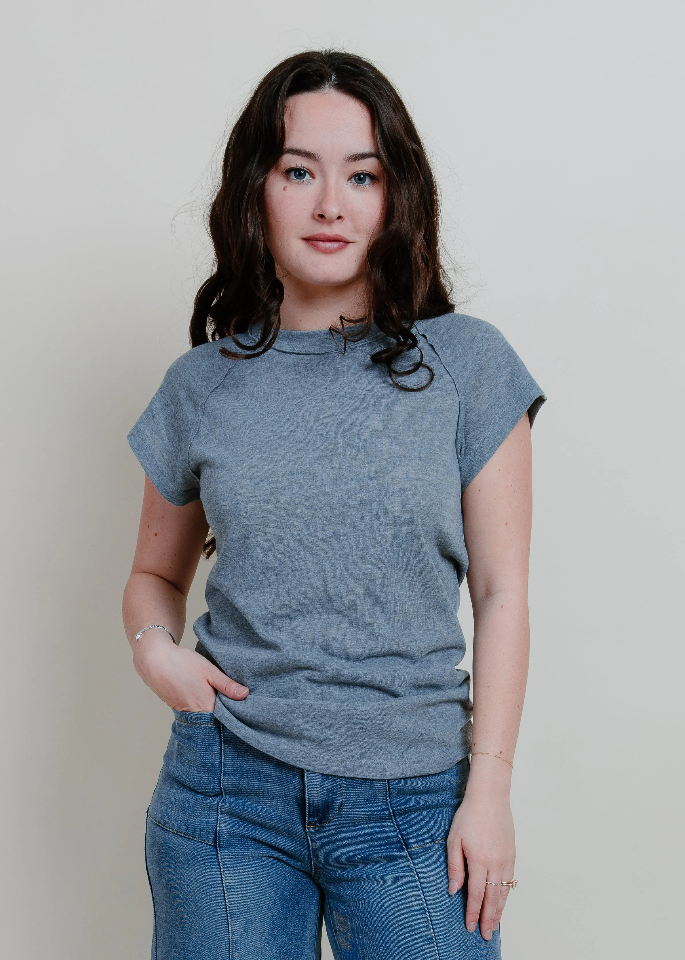 Ivy Tee - Heather Grey sold by Vinnie Louise