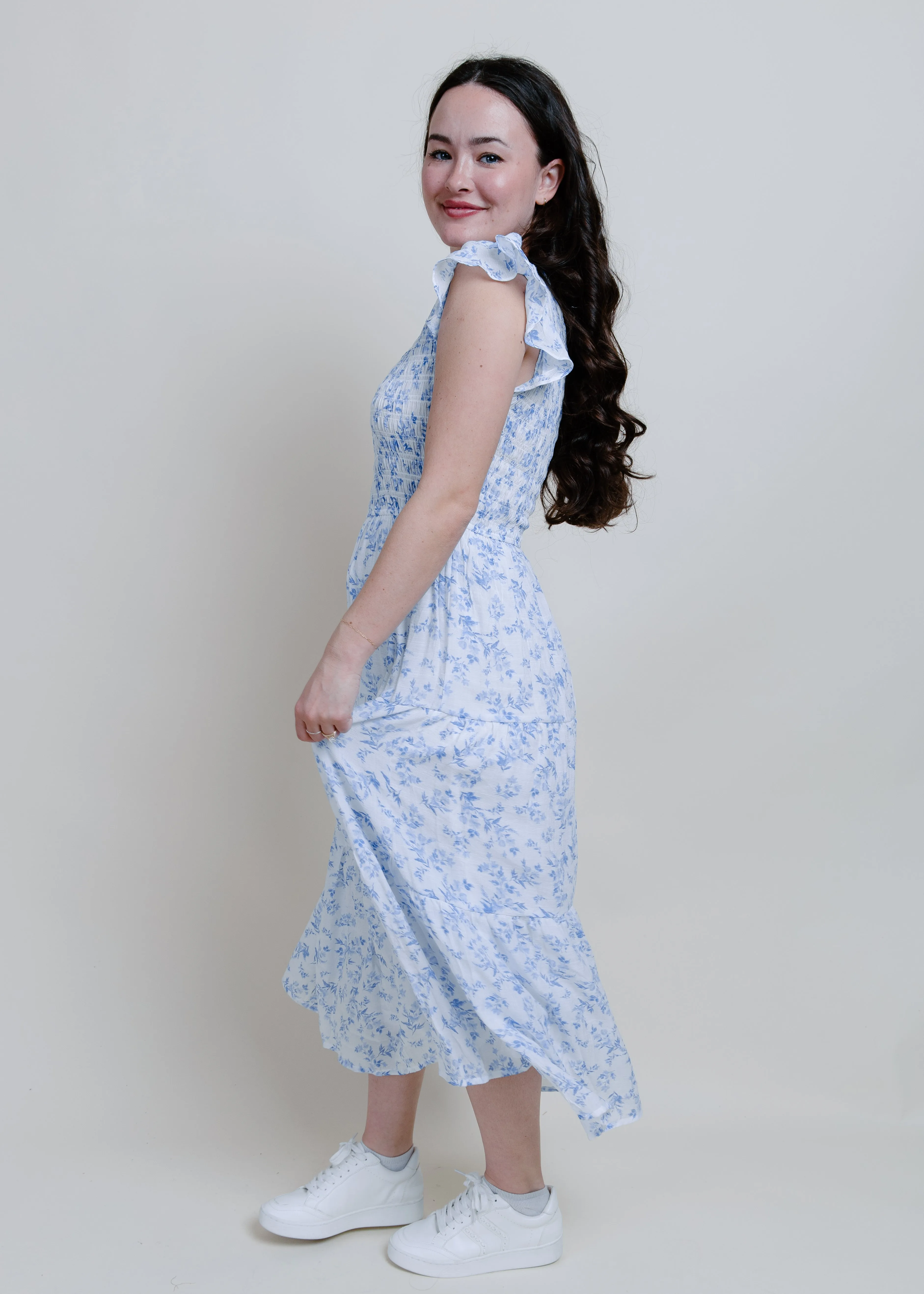 Picnic Date Short Sleeve Midi Dress sold by Vinnie Louise product image thumbnail 2