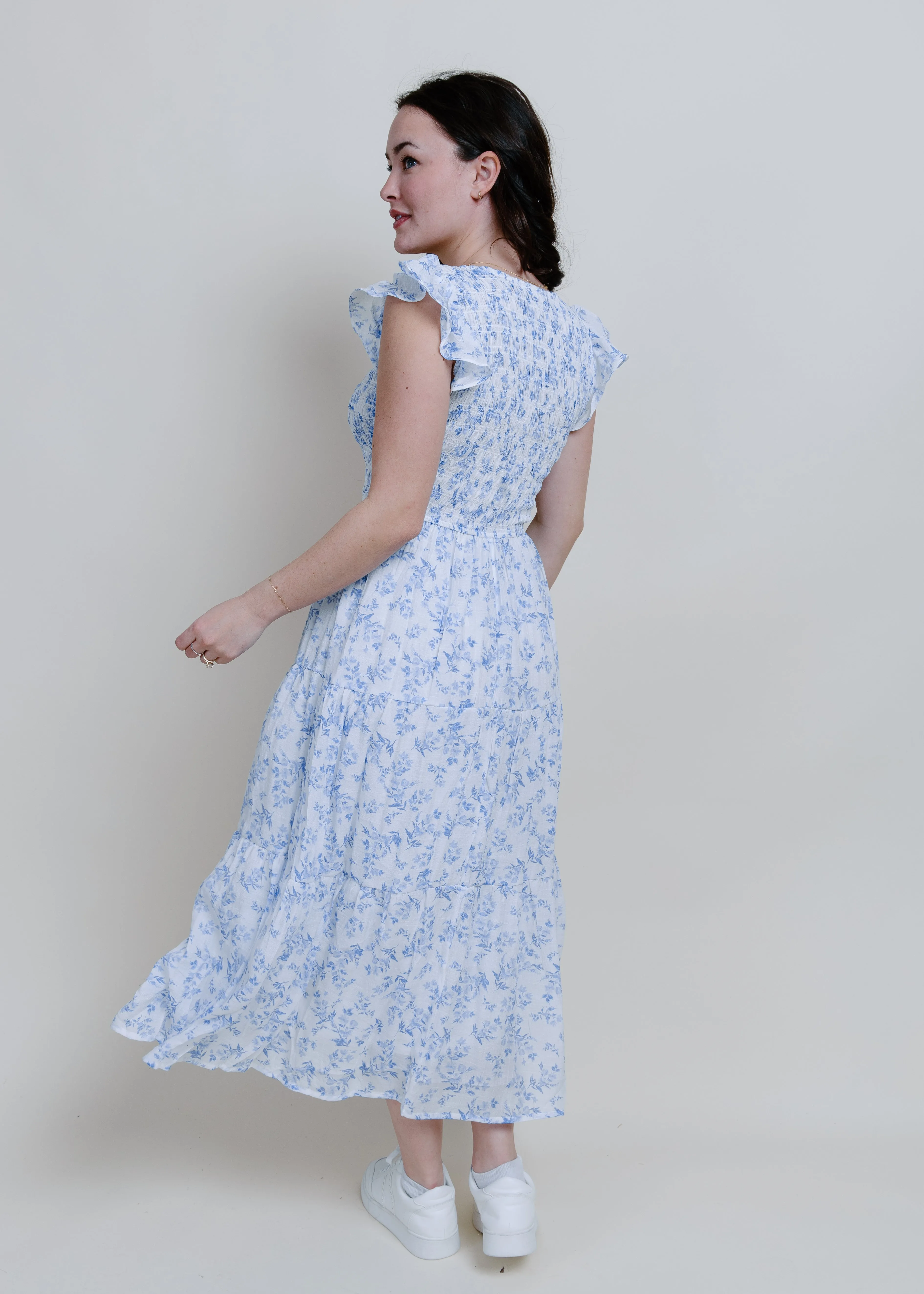 Picnic Date Short Sleeve Midi Dress sold by Vinnie Louise product image thumbnail 4
