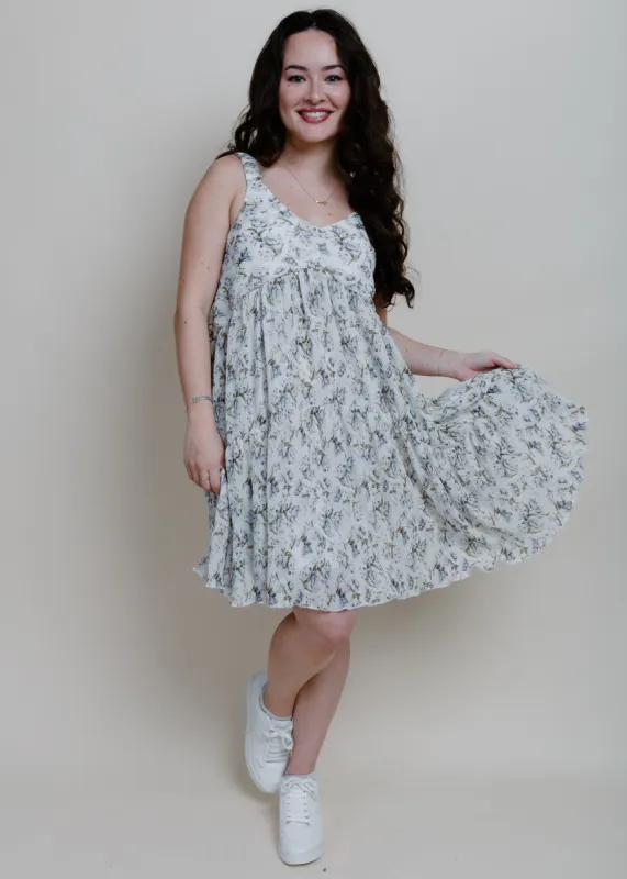 Carla Floral Mini Dress sold by Vinnie Louise