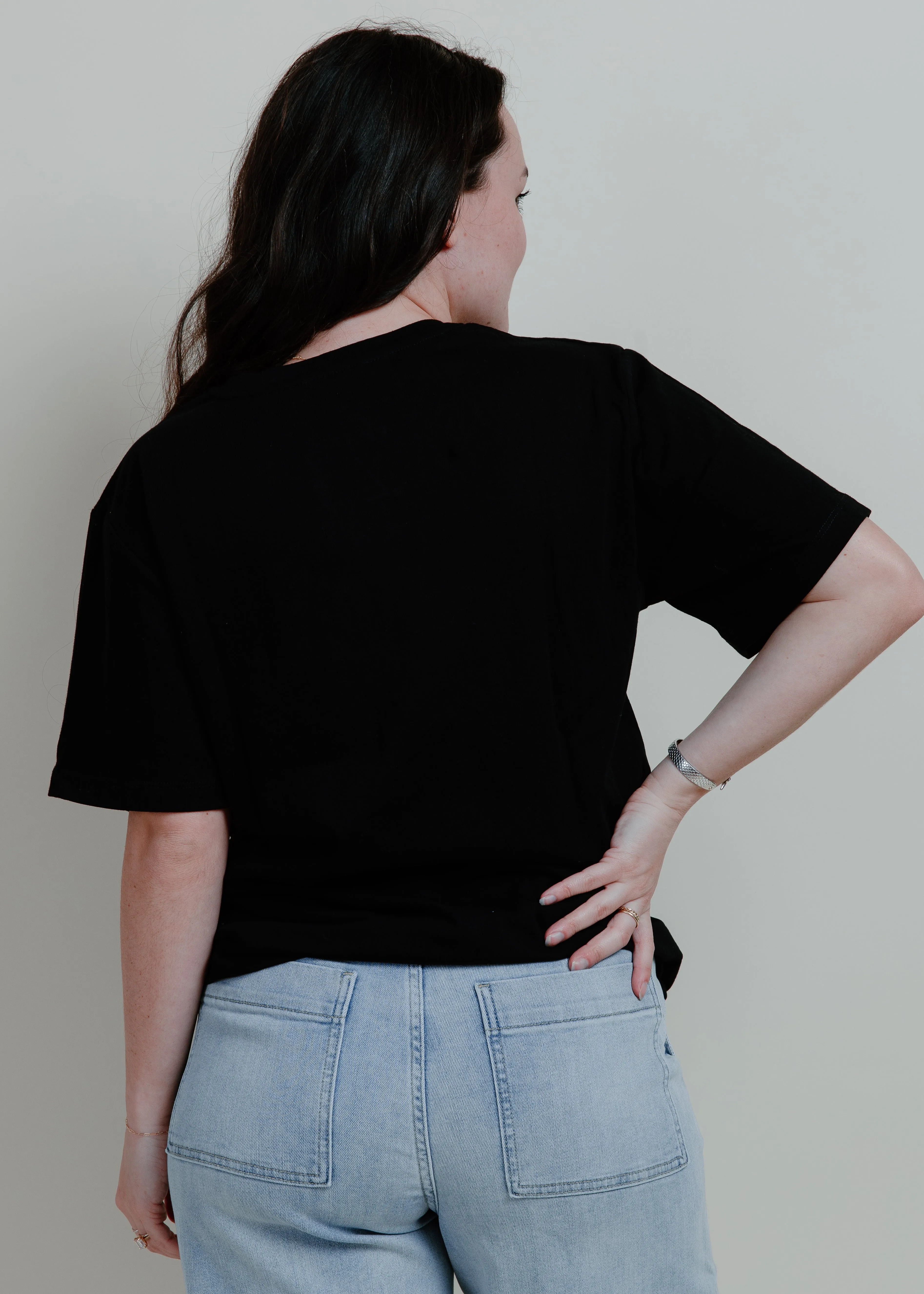 Out The Door Tee - Black sold by Vinnie Louise product image thumbnail 3