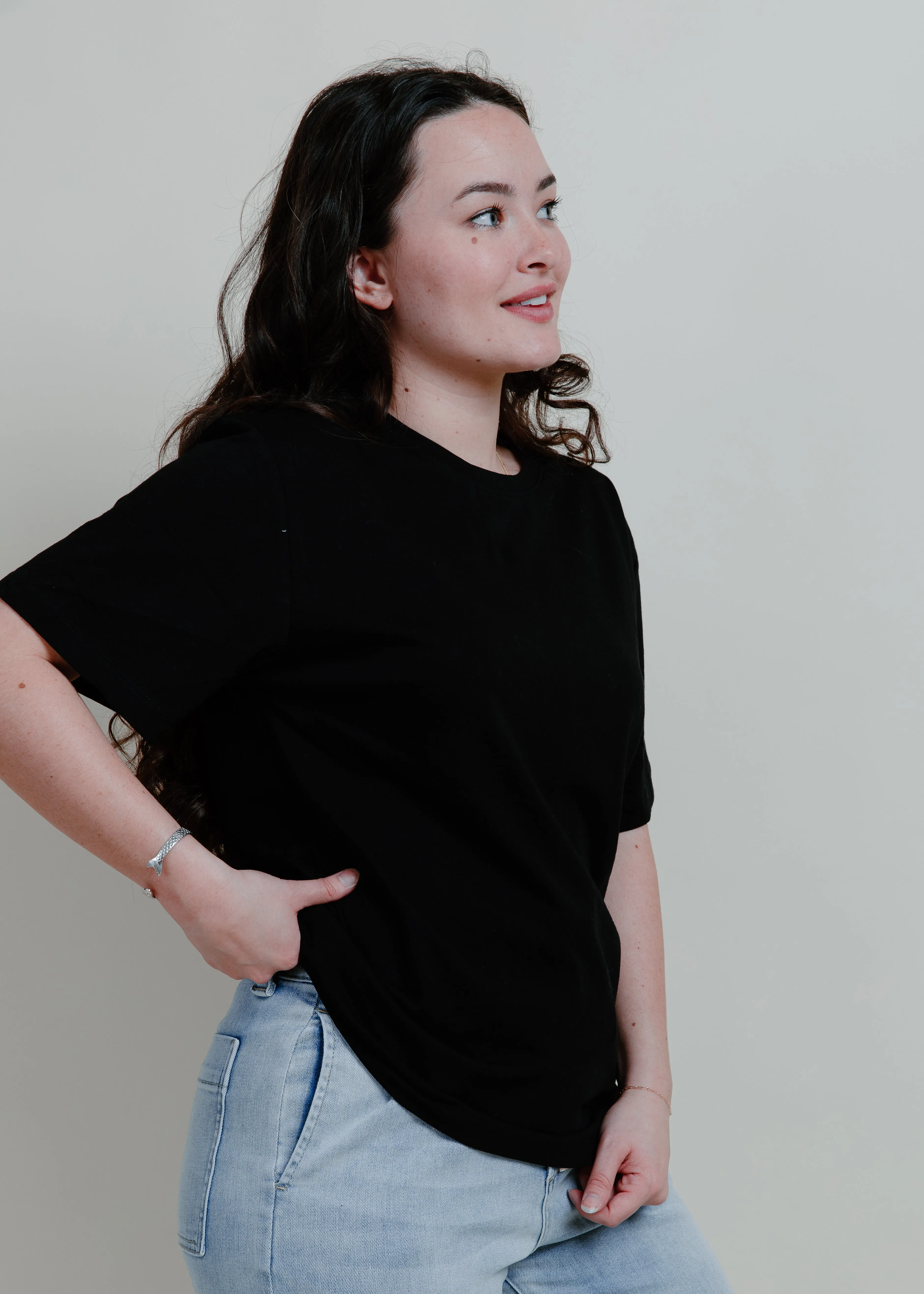 Out The Door Tee - Black sold by Vinnie Louise product image thumbnail 2
