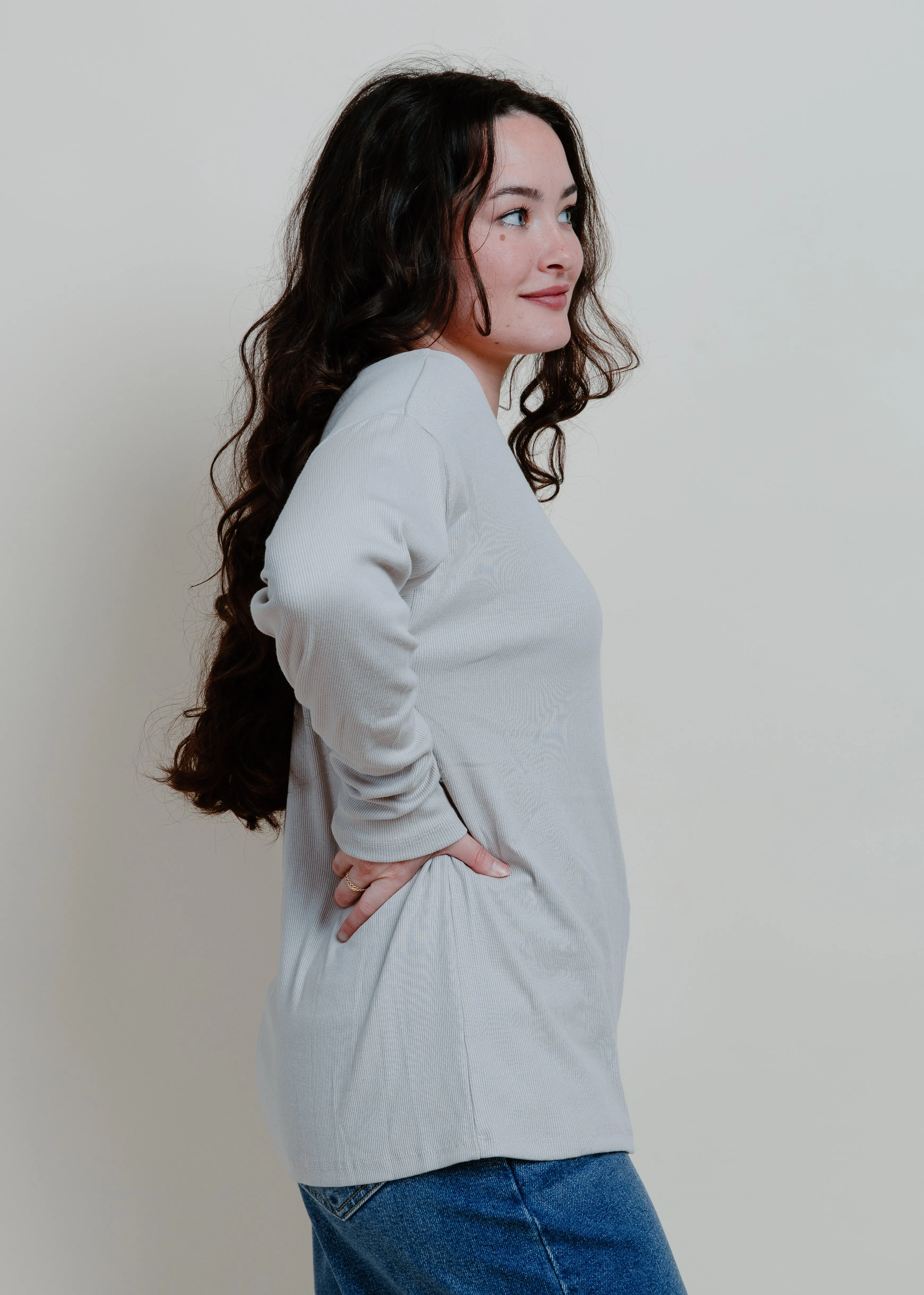 The Mackie Top - Taupe sold by Vinnie Louise product image thumbnail 2