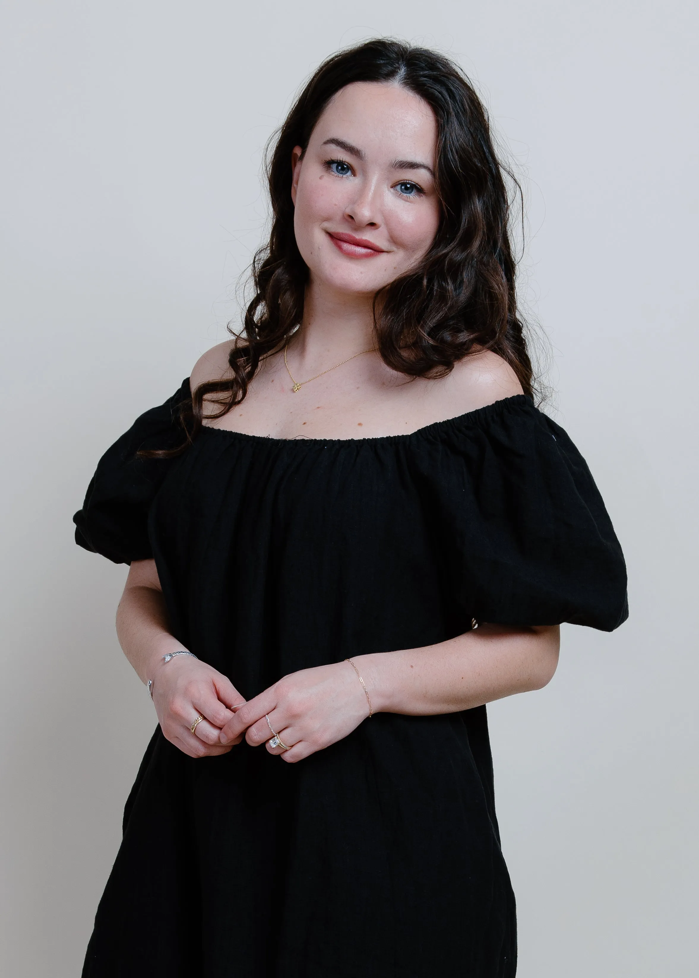 Reid Puff Sleeve Maxi Dress - Black sold by Vinnie Louise product image thumbnail 5