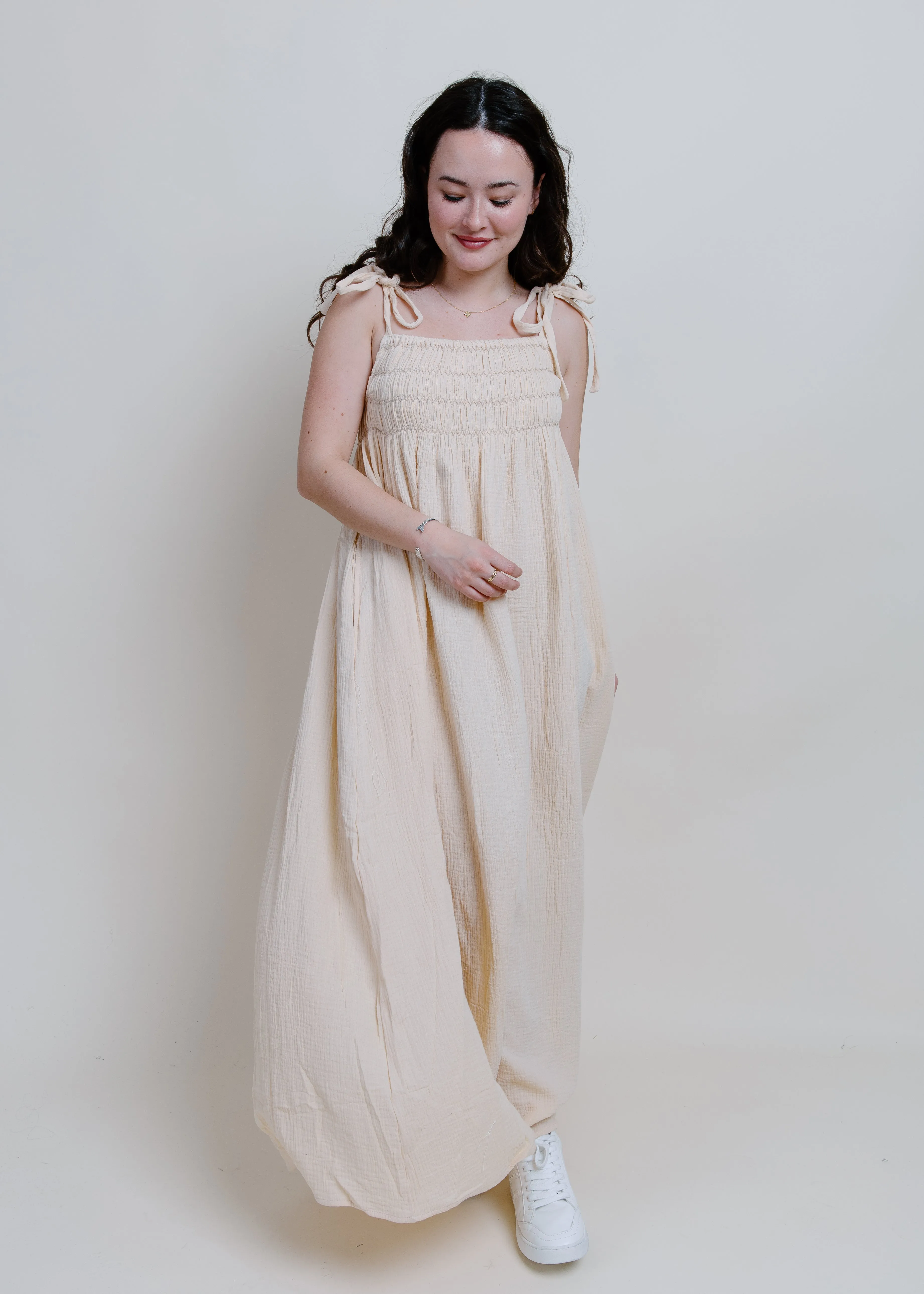 Daydreaming Maxi Dress - Natural sold by Vinnie Louise product image thumbnail 4