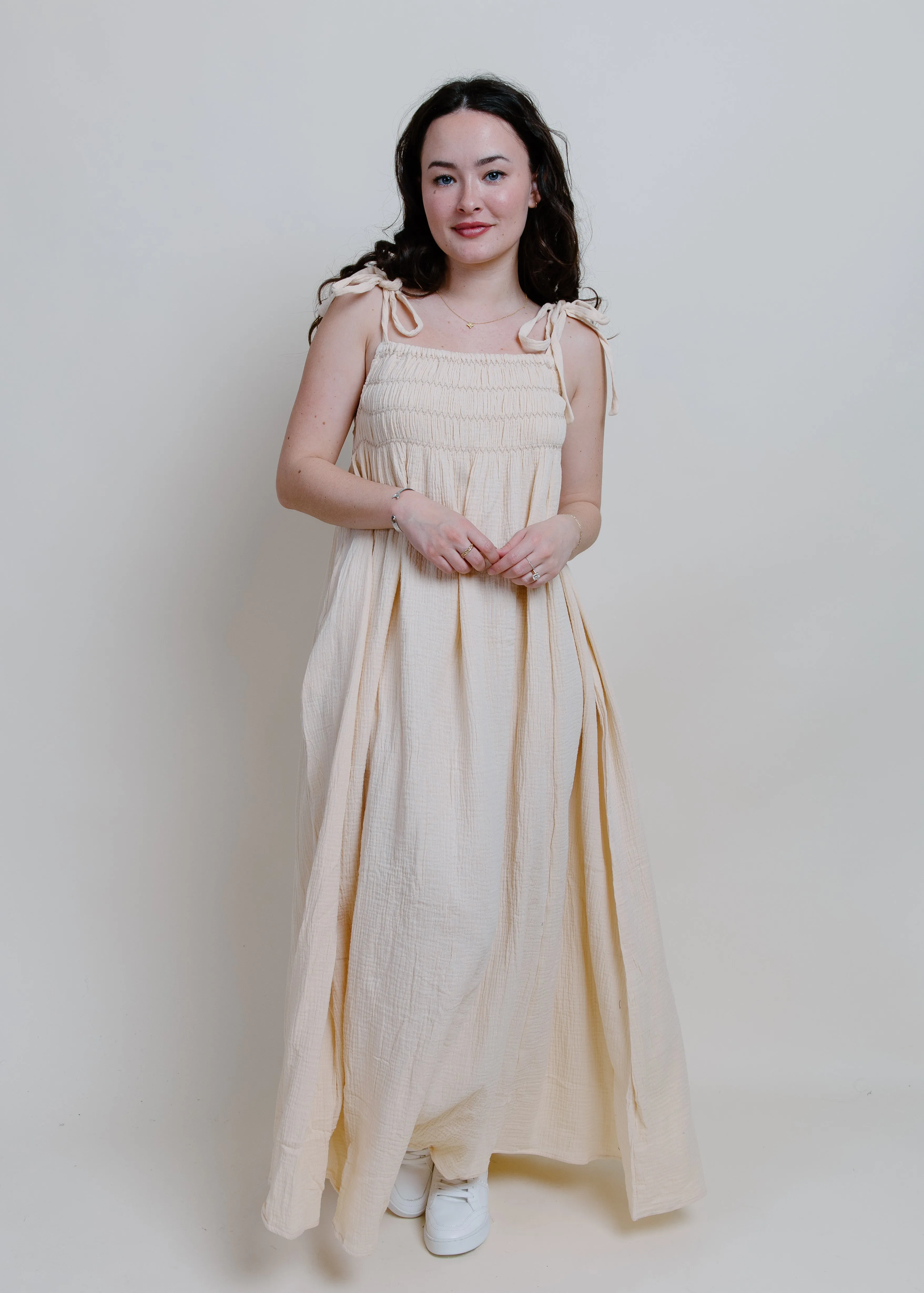 Daydreaming Maxi Dress - Natural sold by Vinnie Louise
