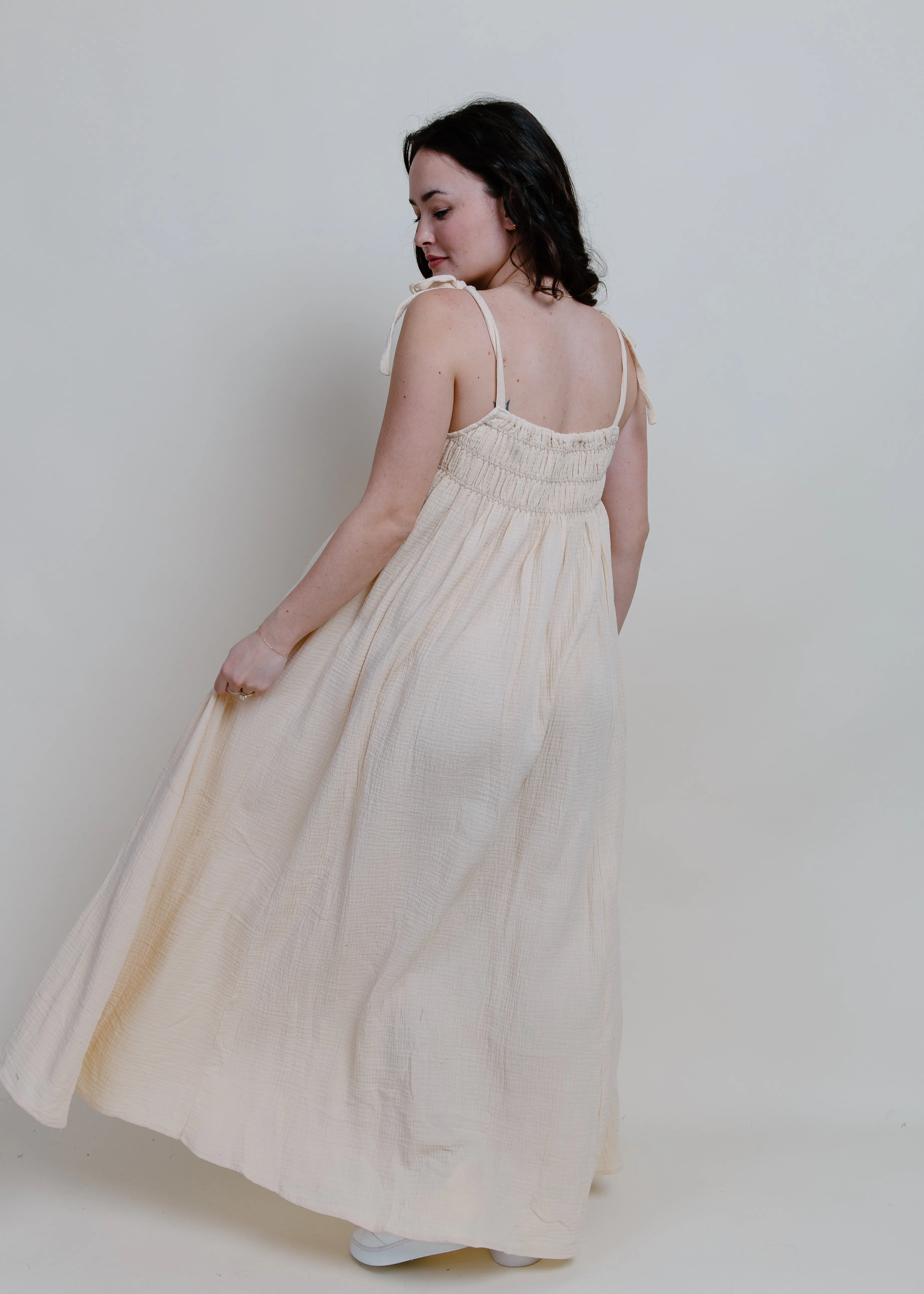 Daydreaming Maxi Dress - Natural sold by Vinnie Louise product image thumbnail 3