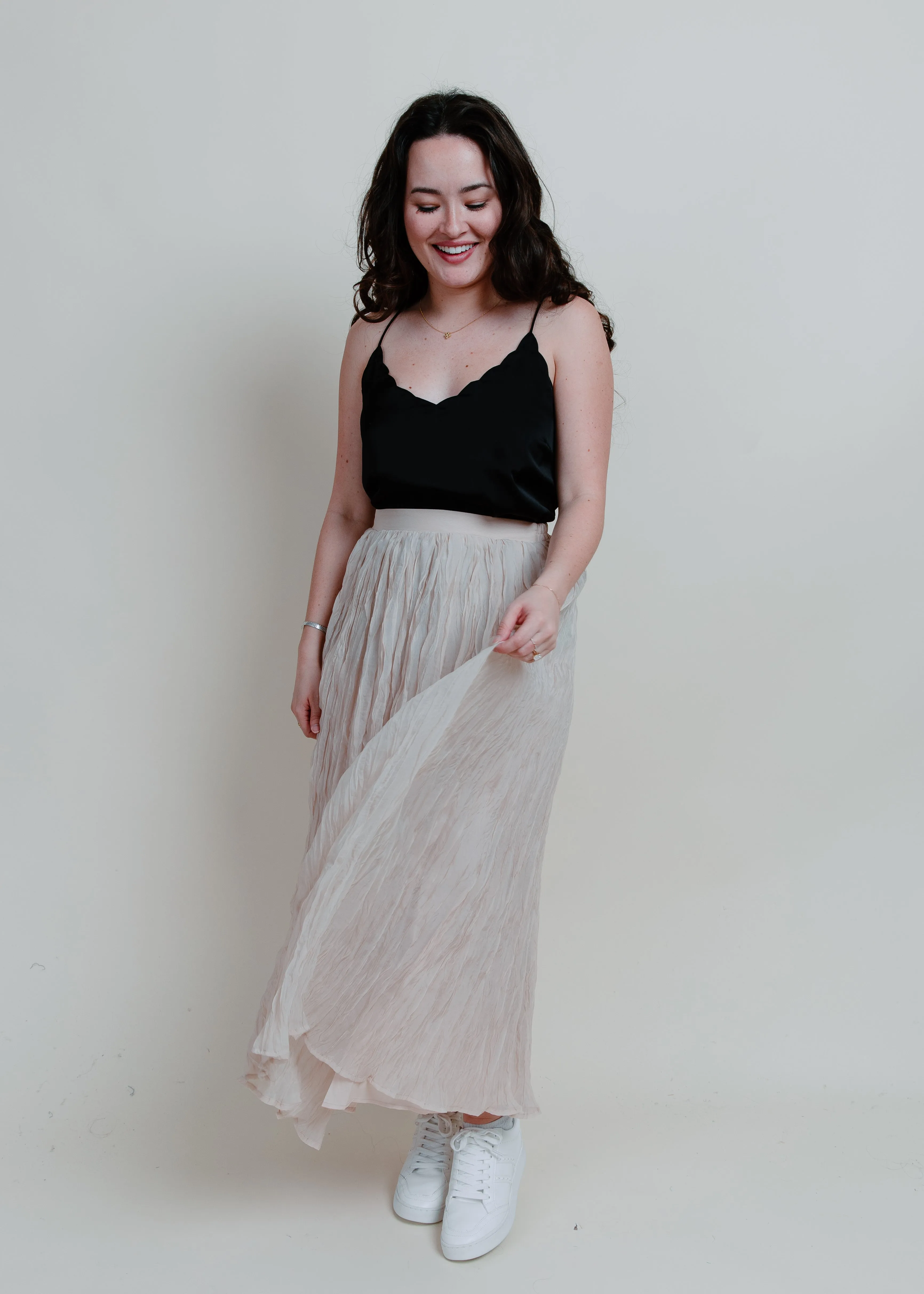 Sweet On You Maxi Skirt - Tan sold by Vinnie Louise