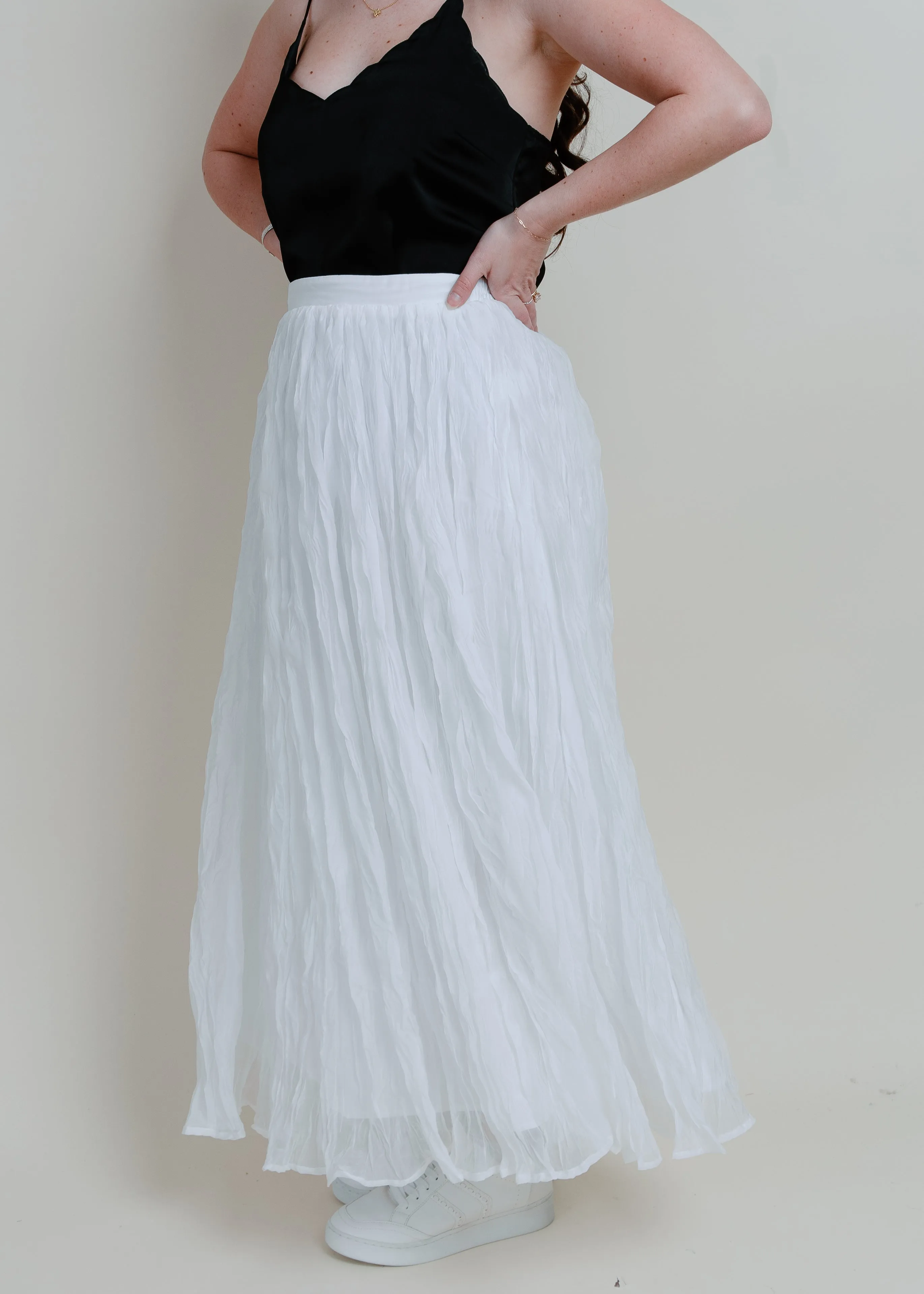 Sweet On You Maxi Skirt - White sold by Vinnie Louise product image thumbnail 2
