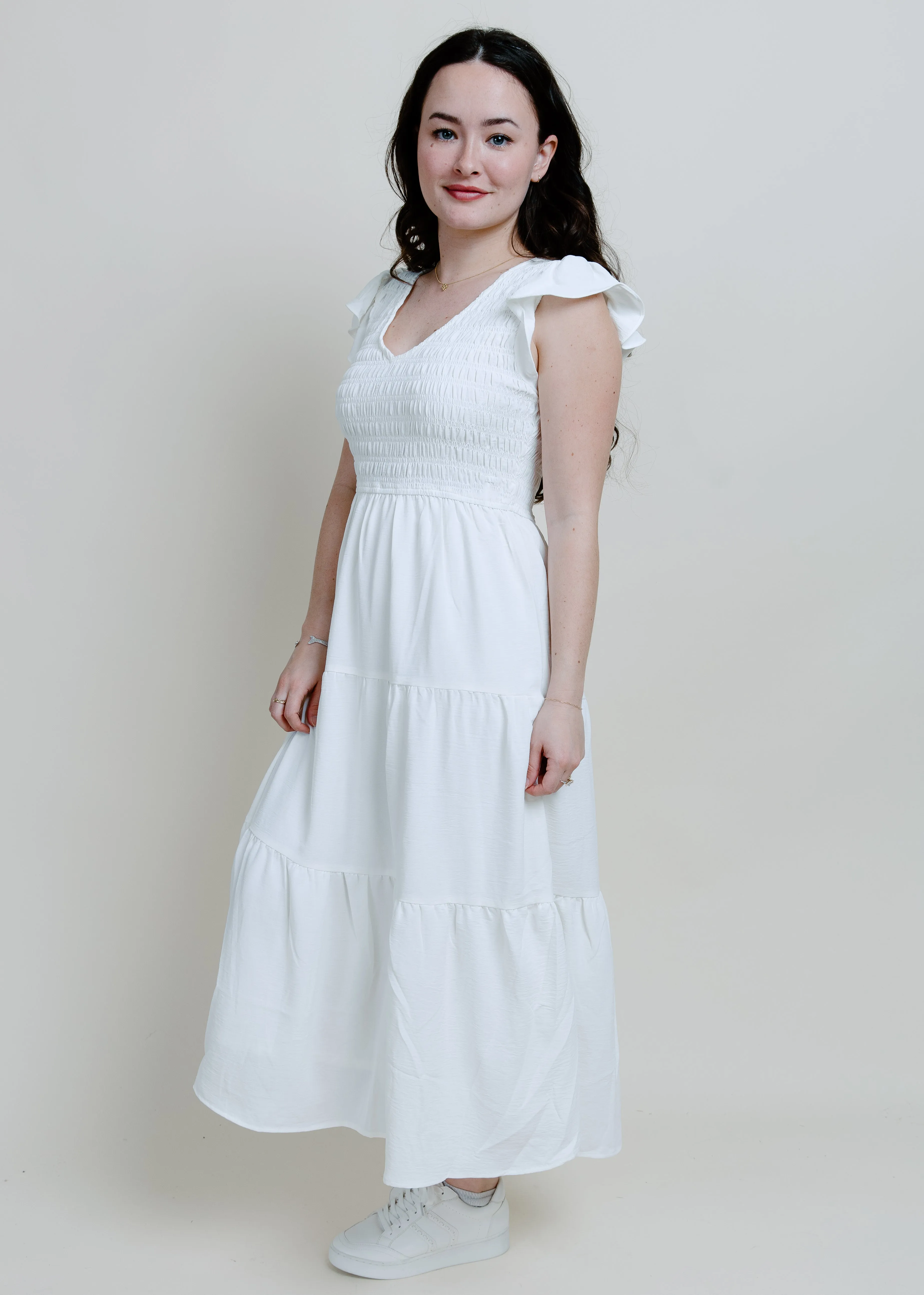 Easy Goes It Maxi Dress - Ivory sold by Vinnie Louise product image thumbnail 5