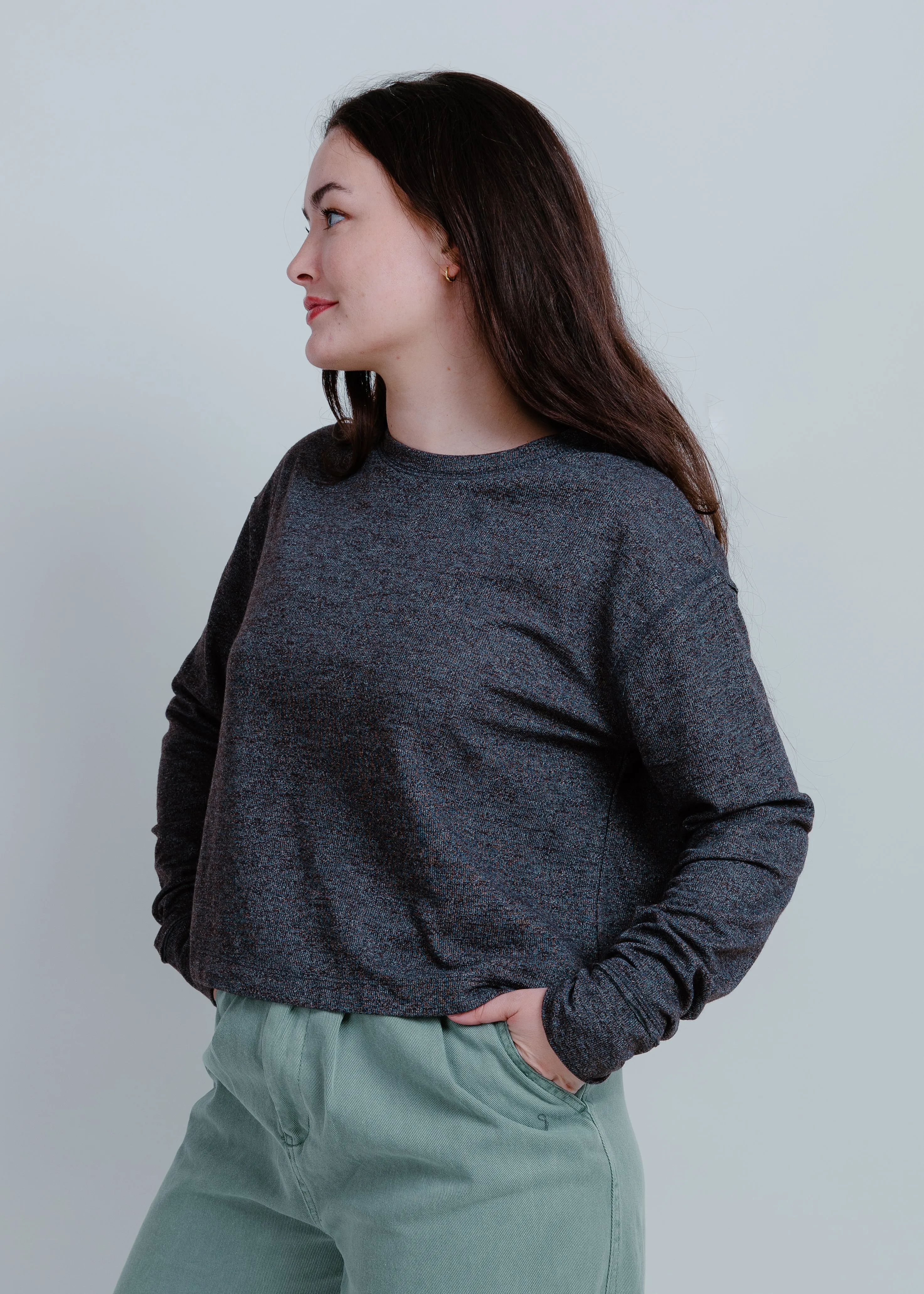 Marley Crewneck - Charcoal sold by Vinnie Louise product image thumbnail 5