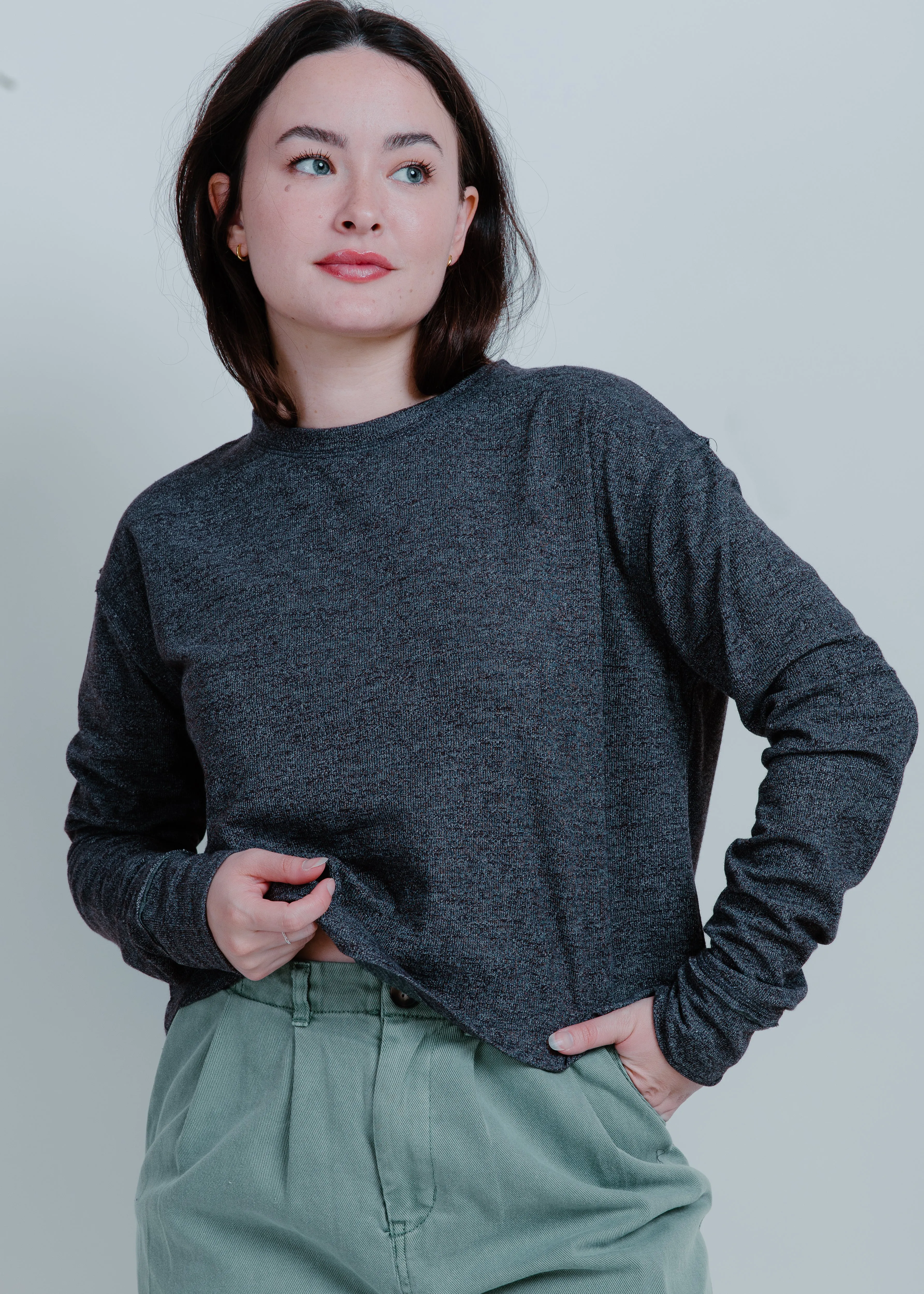 Marley Crewneck - Charcoal sold by Vinnie Louise product image thumbnail 2