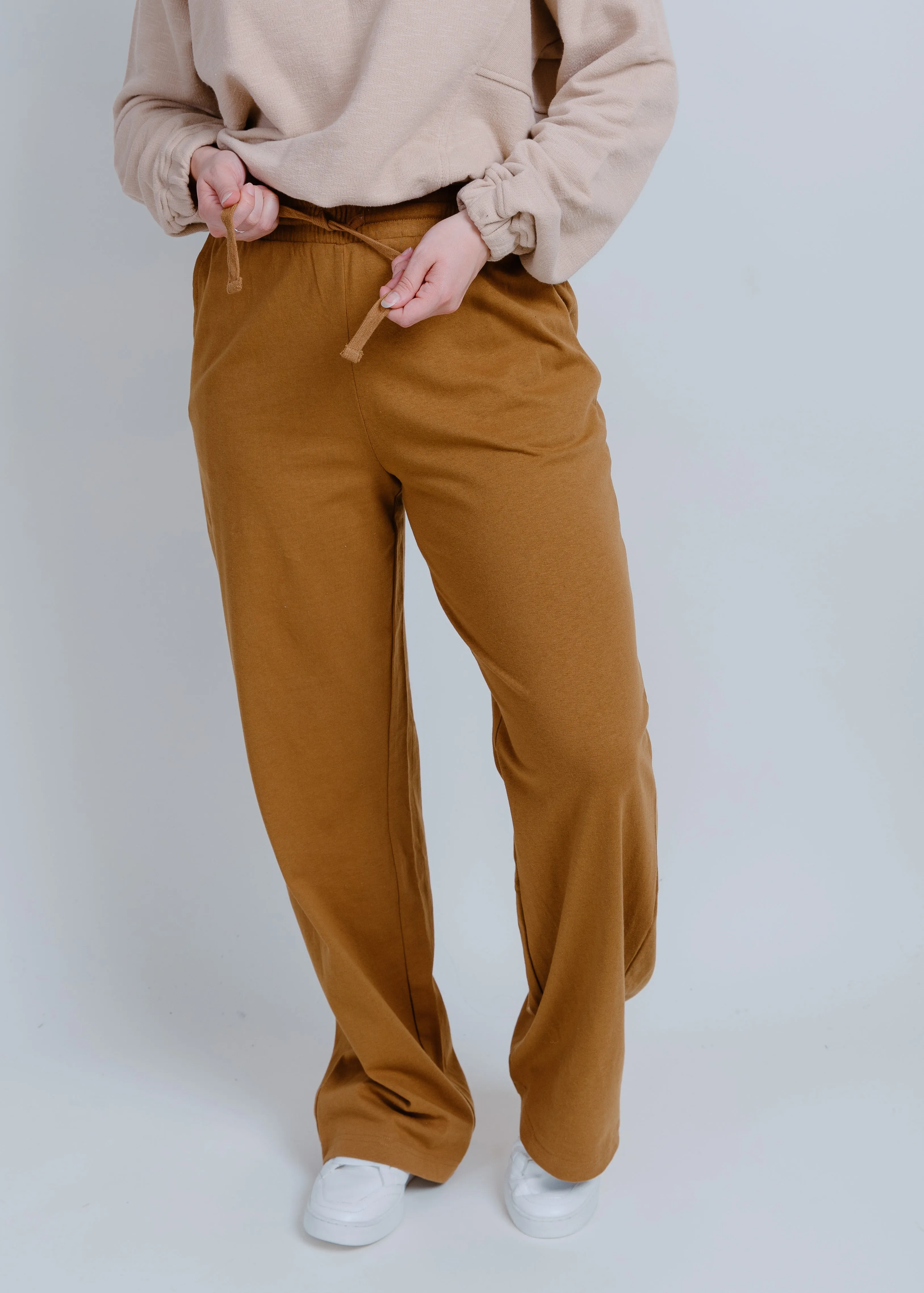 Eleanor Drawstring Pants - Pale Brown sold by Vinnie Louise product image thumbnail 2