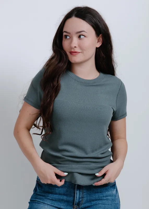 The Basic Tee - Green sold by Vinnie Louise
