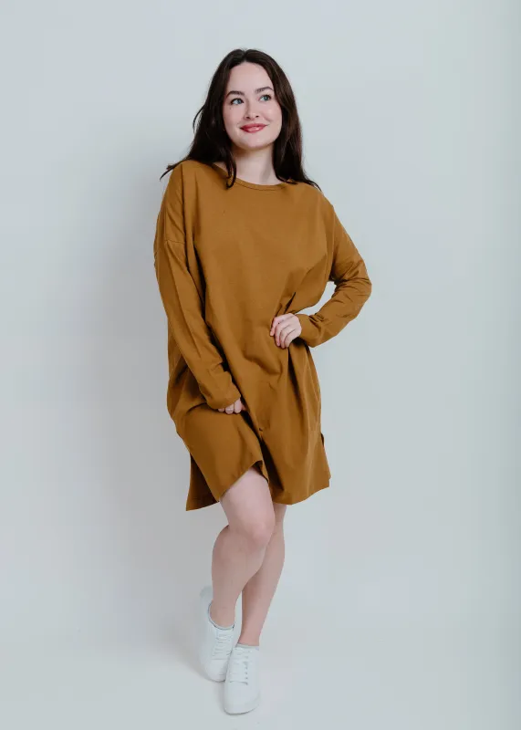 Eleanor Side Slit Mini - Pale Brown sold by Vinnie Louise