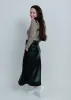 Lena Faux Leather Midi Skirt sold by Vinnie Louise
