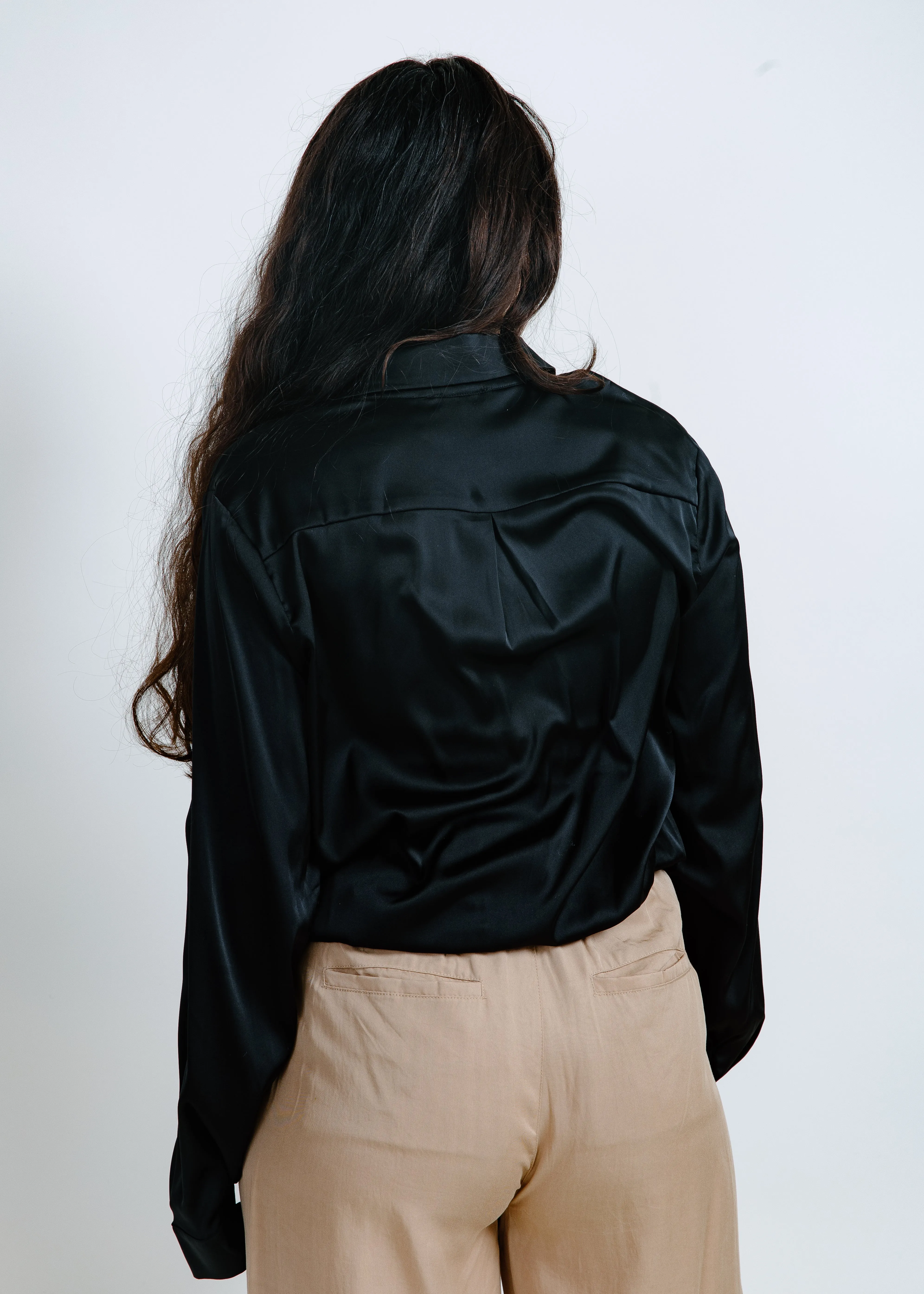 Hunter Satin Bodysuit - Black sold by Vinnie Louise product image thumbnail 3