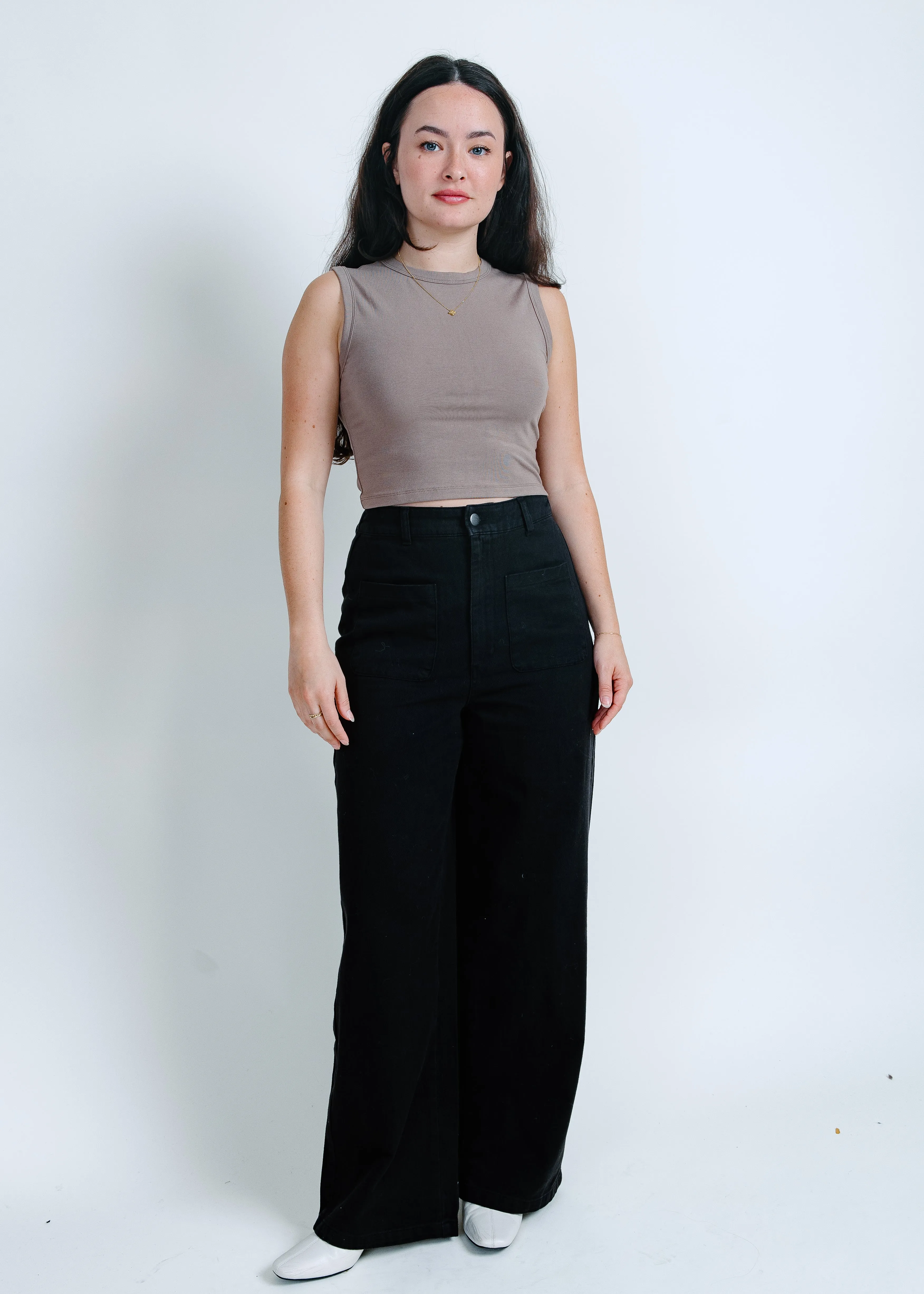 Ellen Tank- Taupe sold by Vinnie Louise product image thumbnail 5