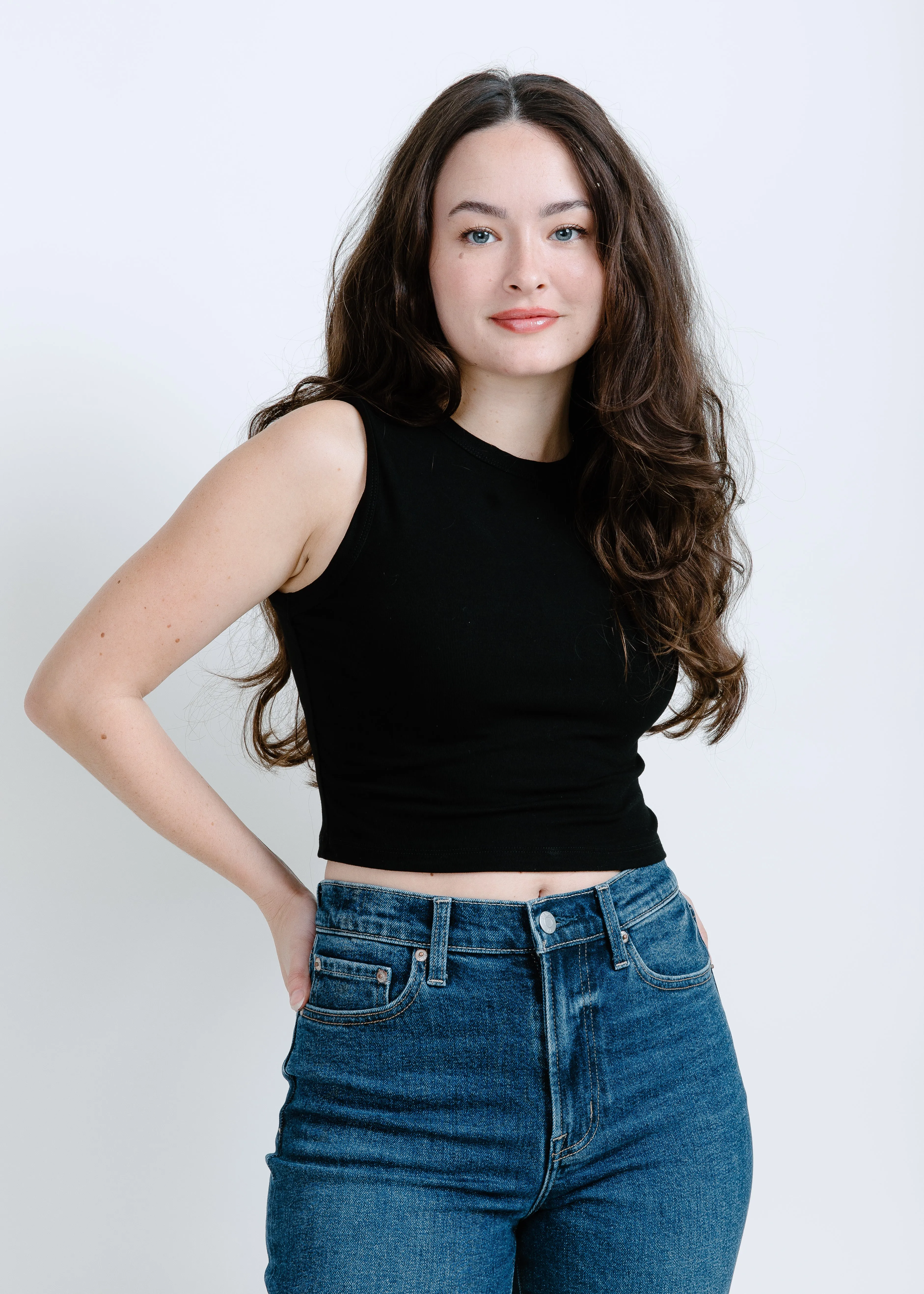 Ellen Tank - Black sold by Vinnie Louise product image thumbnail 4