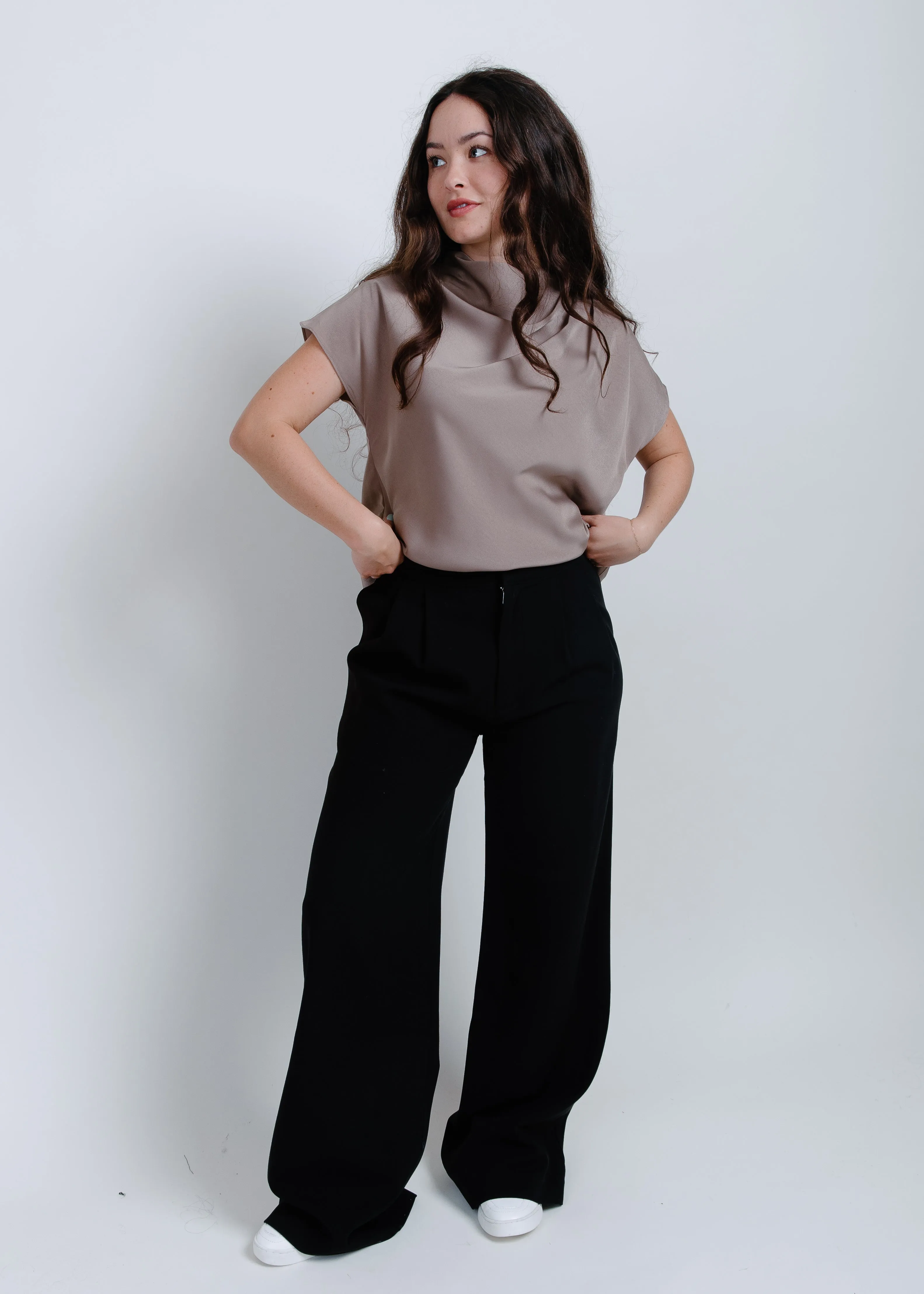 Sina Pleated Trousers sold by Vinnie Louise