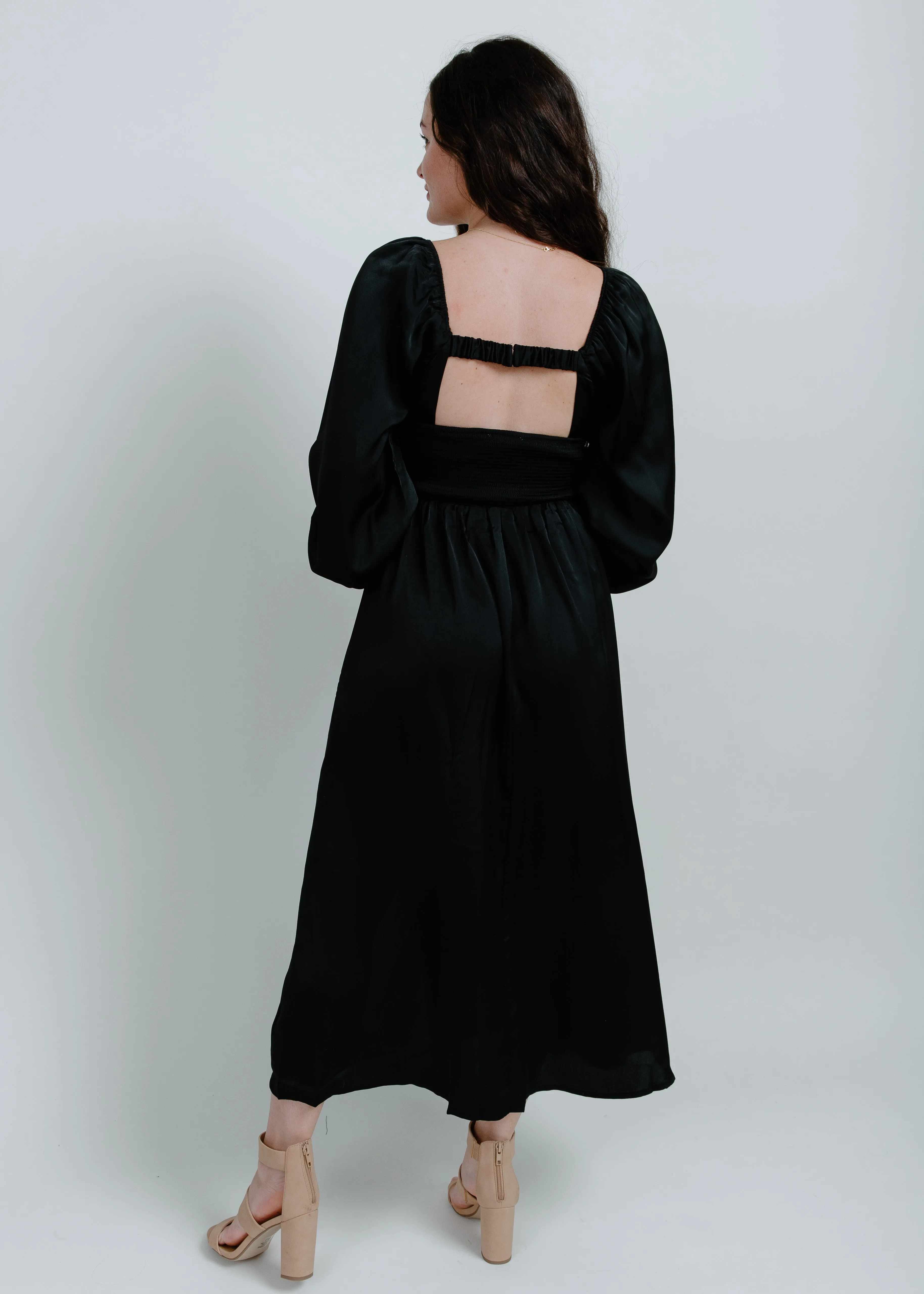 Nala Satin Midi Dress sold by Vinnie Louise product image thumbnail 4