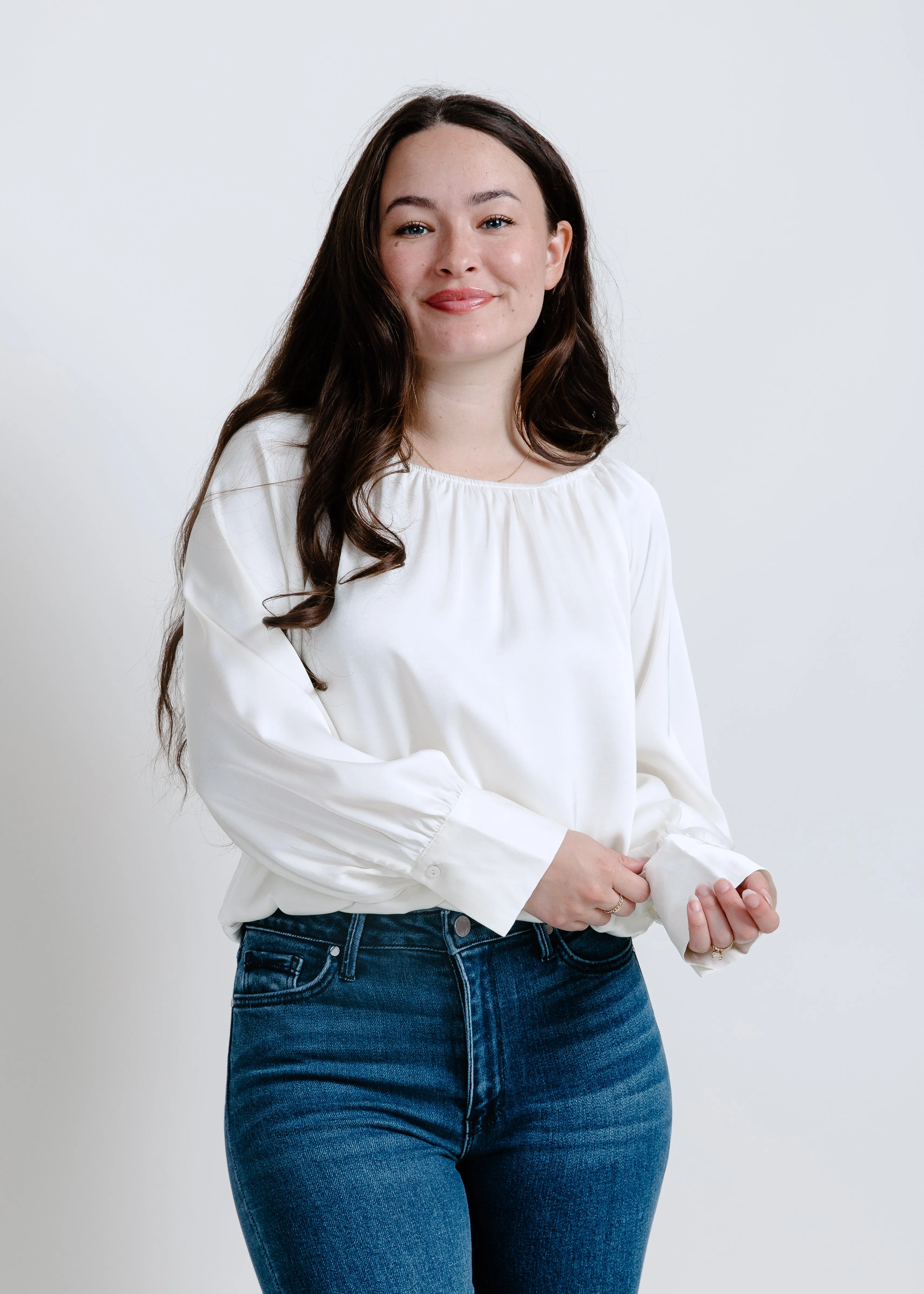 Amber Bubble Hem Blouse sold by Vinnie Louise product image thumbnail 4