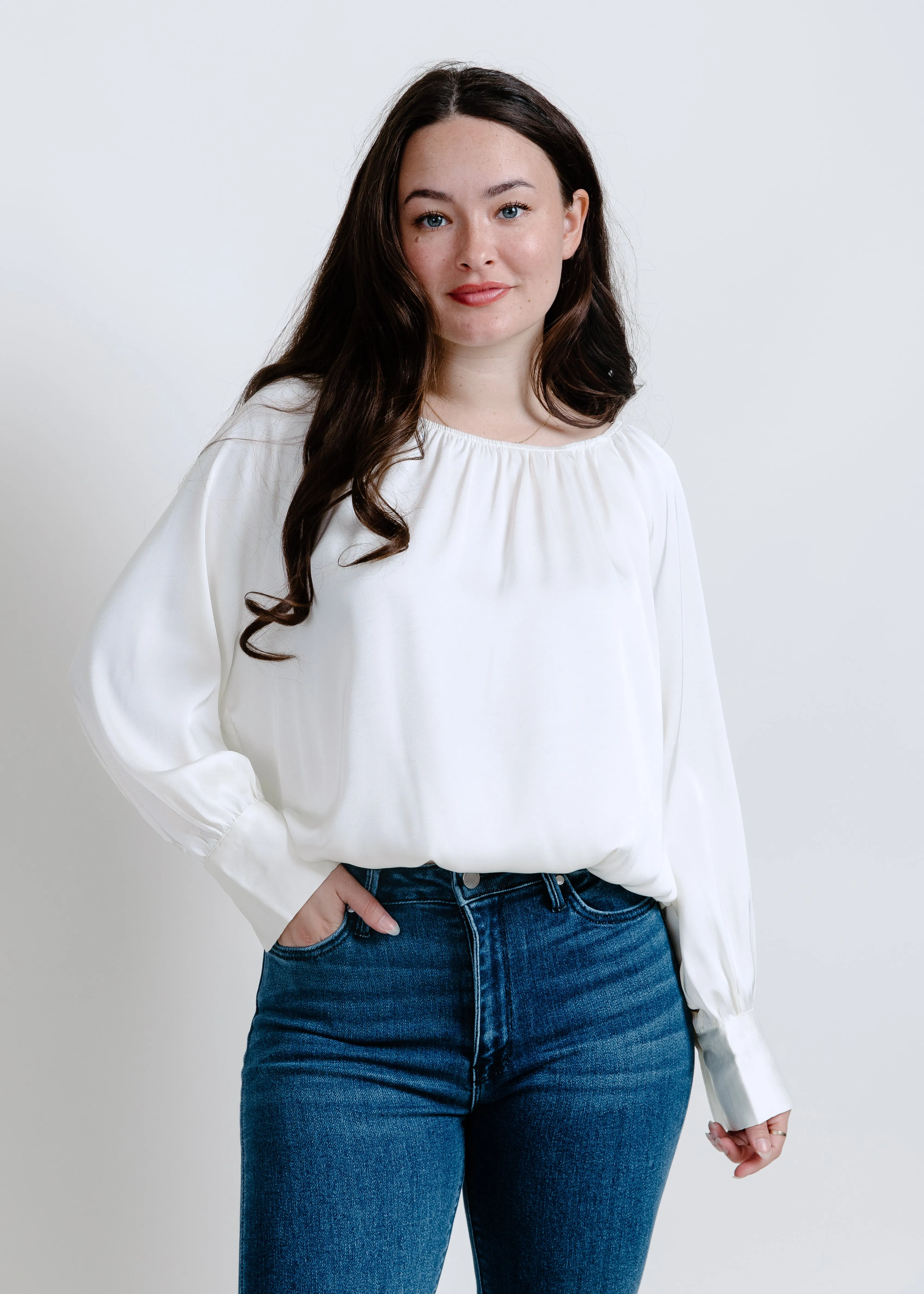 Amber Bubble Hem Blouse sold by Vinnie Louise product image thumbnail 5